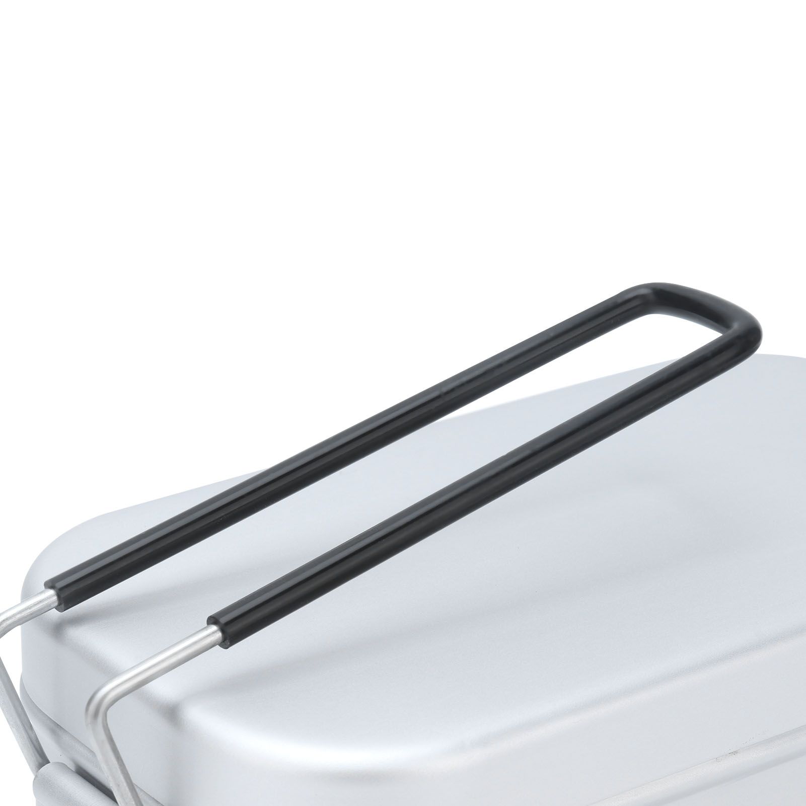 800ml Aluminum Lunch Box with Lid Rectangular Portable Bento Box for Outdoor view 13