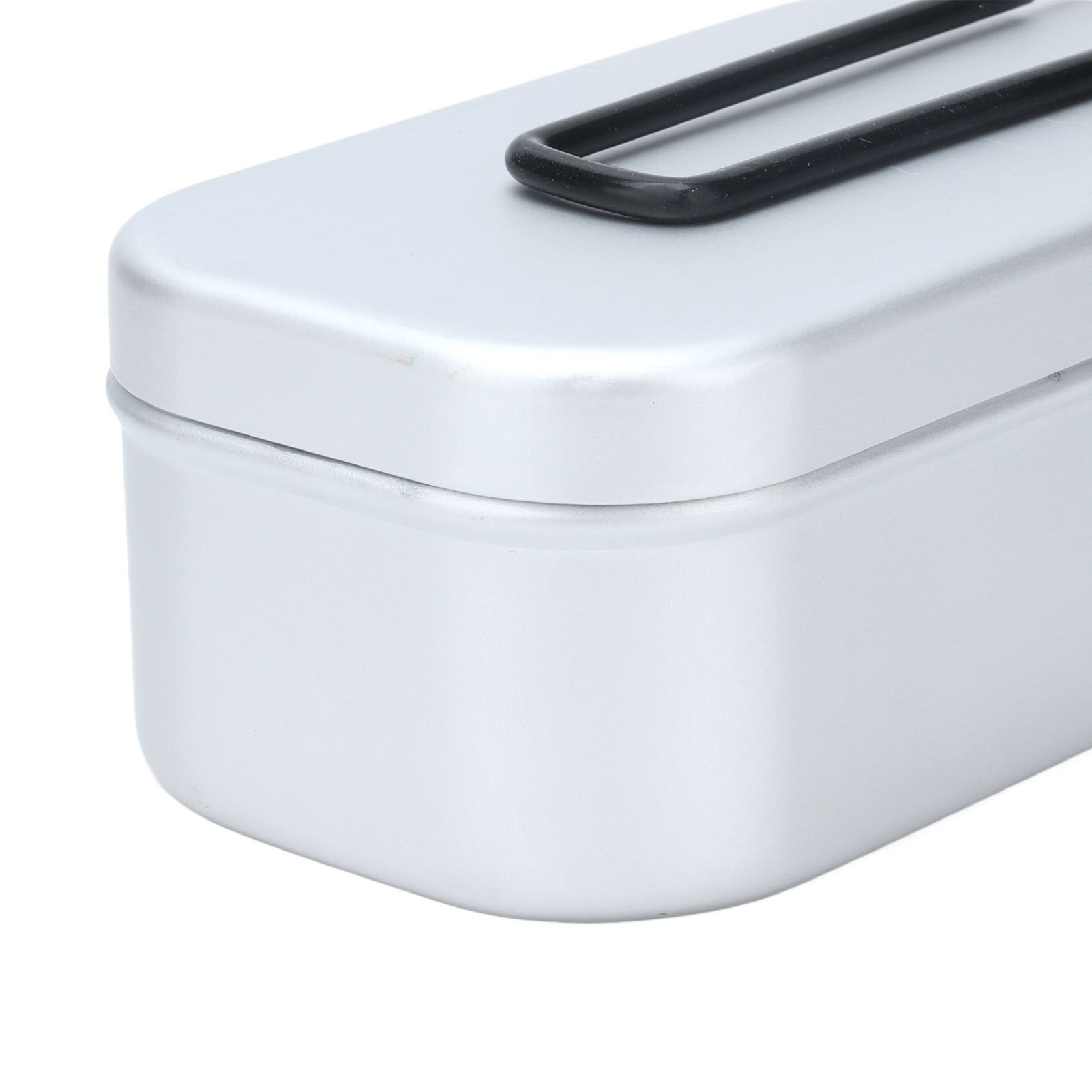 800ml Aluminum Lunch Box with Lid Rectangular Portable Bento Box for Outdoor view 15