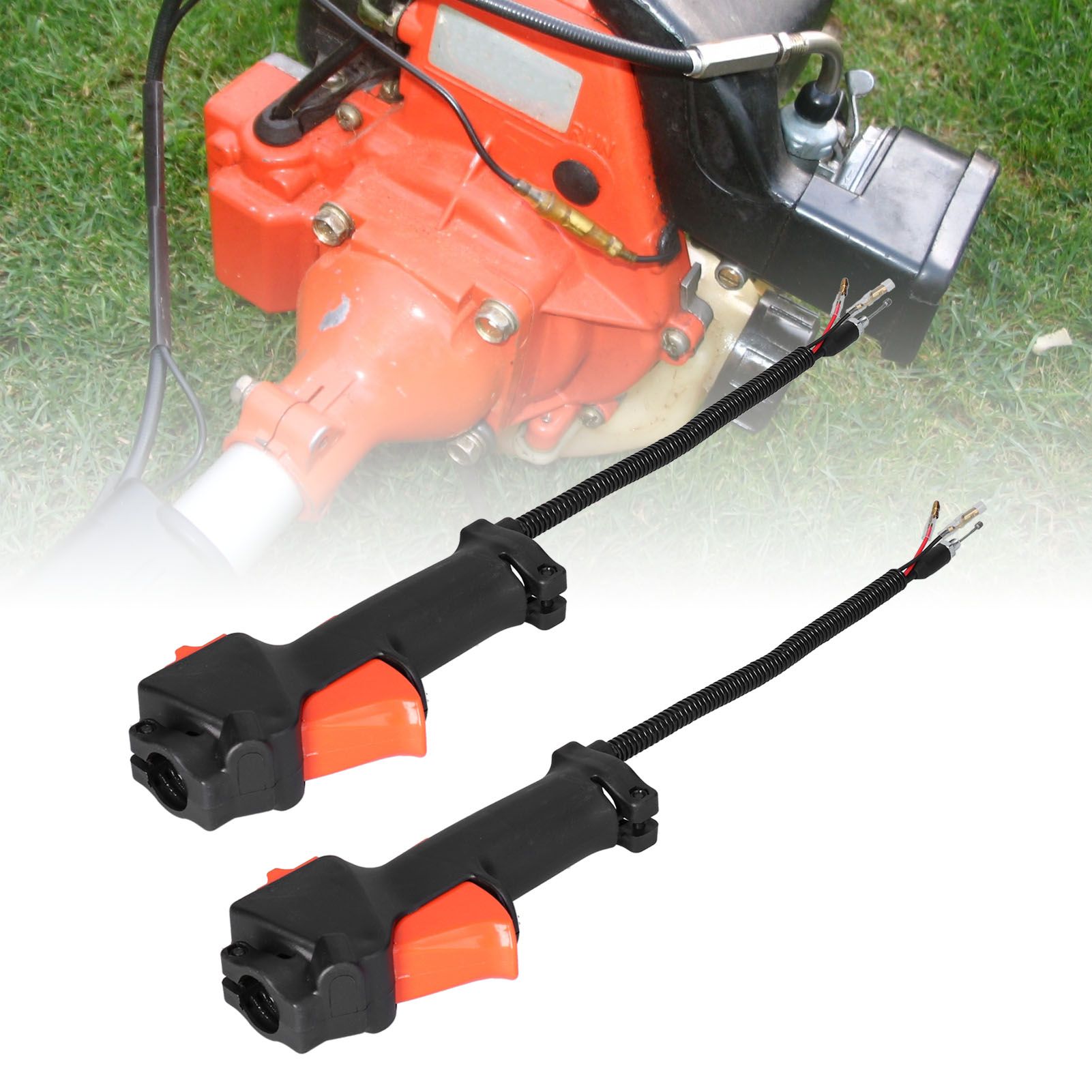 2PCS Handle Switch Throttle Trigger Holder Cable Assembly Fit for Stihl FS75 view 11