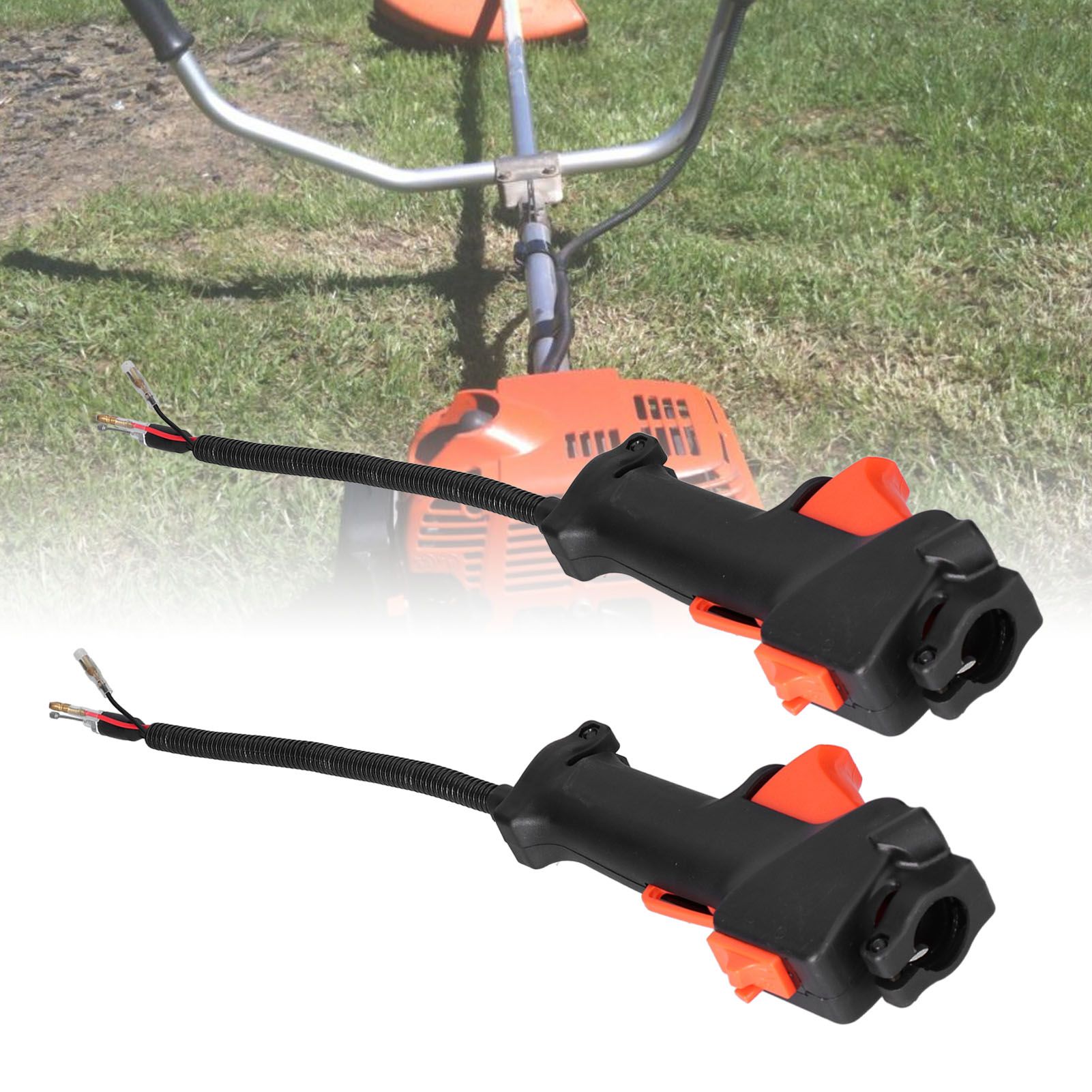 2PCS Handle Switch Throttle Trigger Holder Cable Assembly Fit for Stihl FS75 view 12