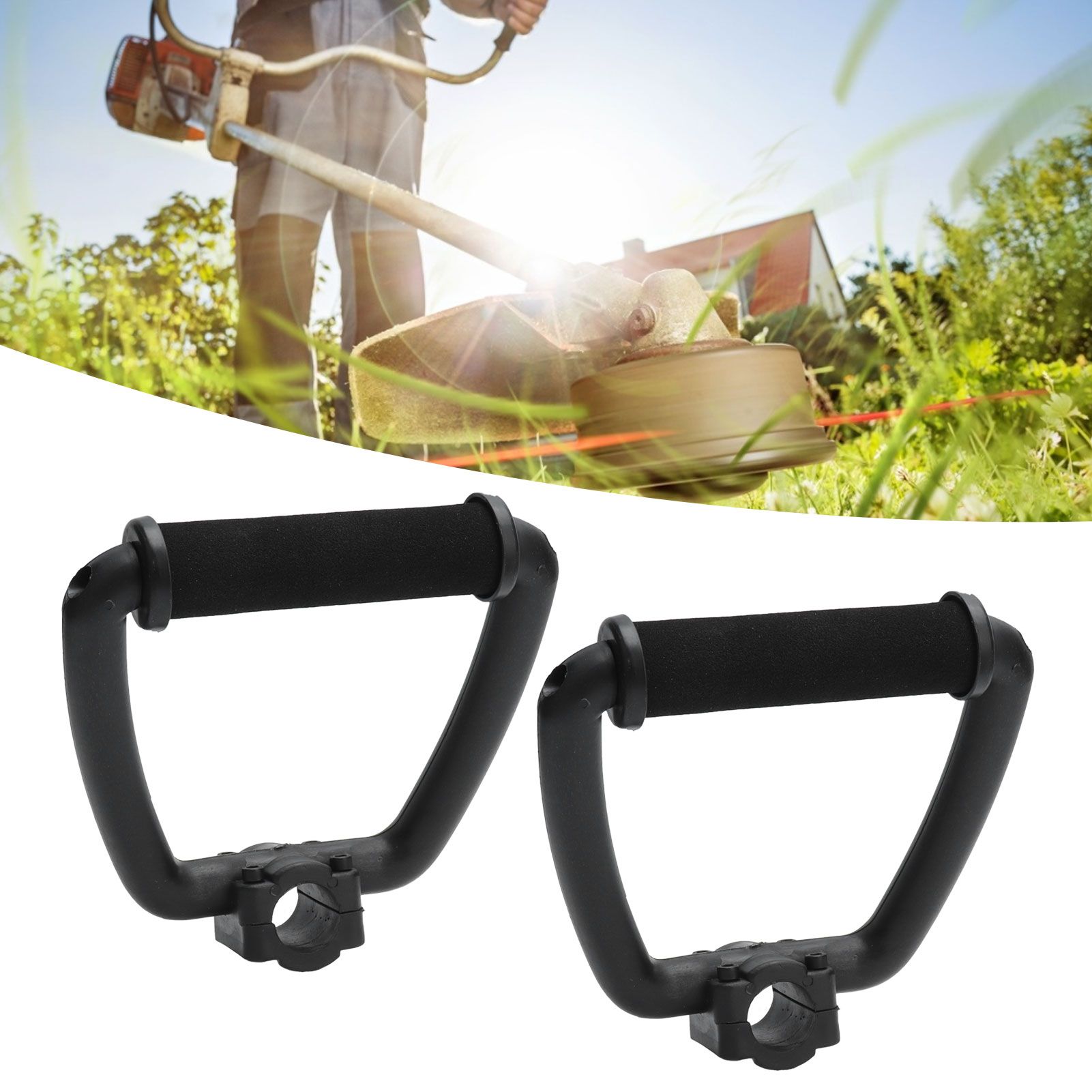 2Pcs Multifunctional Mower Handle Fit for GX35 HHT35S Lawn Mower Machine Hole view 11