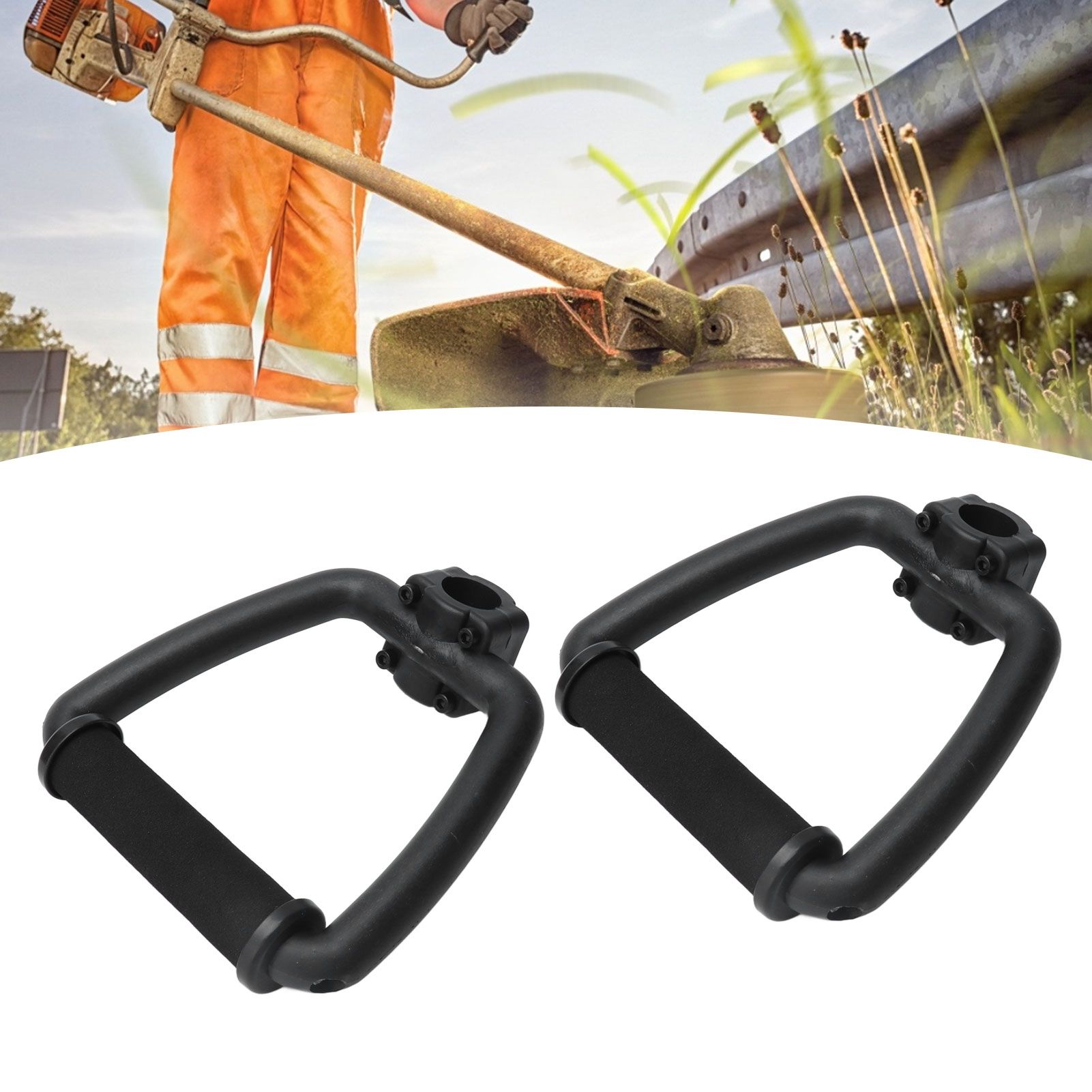 2Pcs Multifunctional Mower Handle Fit for GX35 HHT35S Lawn Mower Machine Hole view 12