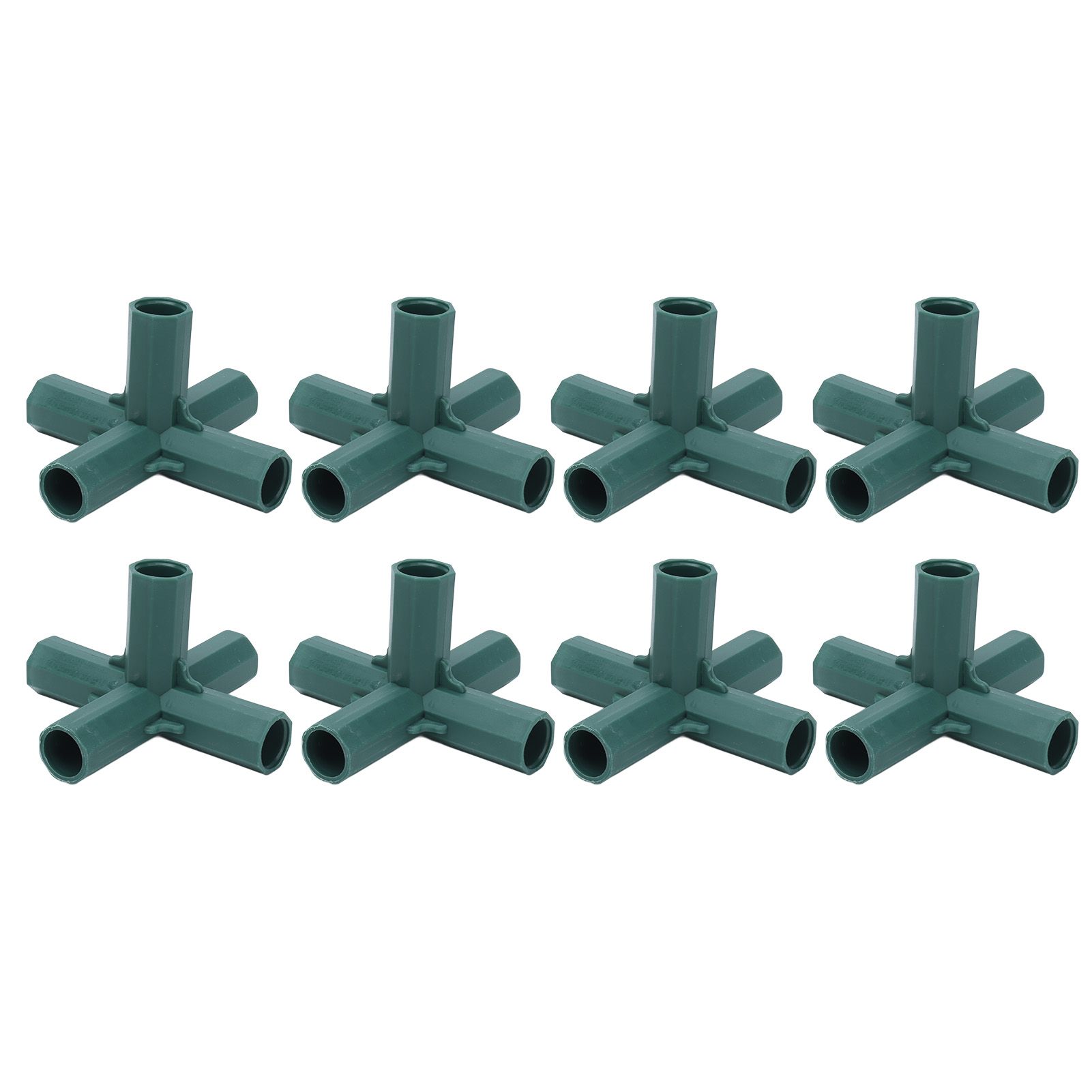 8PCS Plant Support Joint 5 Way Garden Stake Joint Plastic Plant Stake