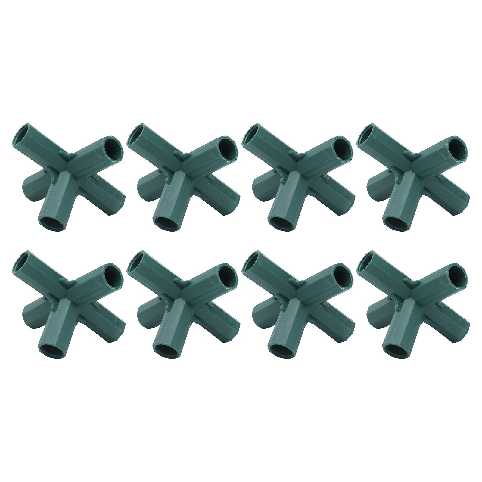8PCS Plant Support Joint 5 Way Garden Stake Joint Plastic Plant Stake view 3