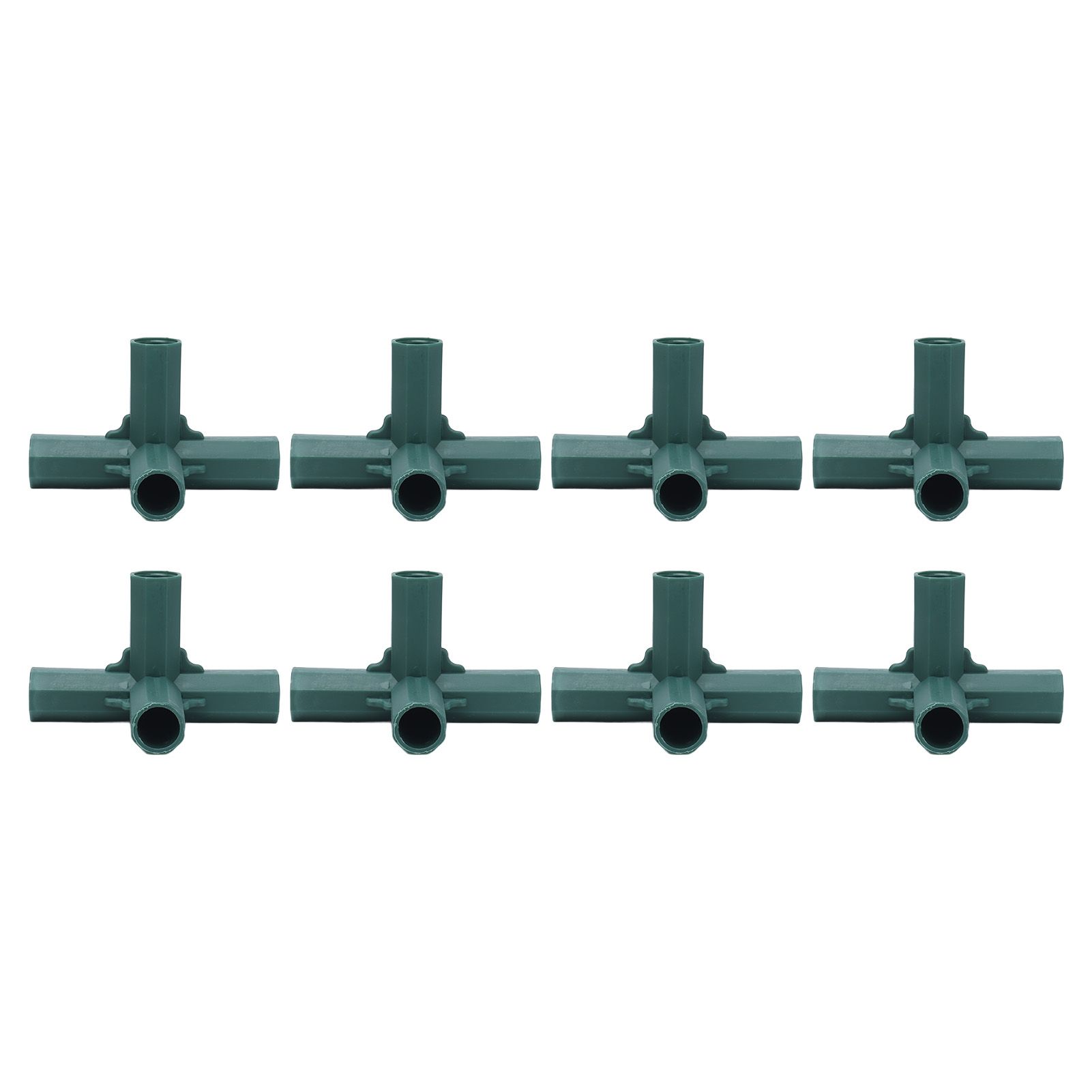 8PCS Plant Support Joint 5 Way Garden Stake Joint Plastic Plant Stake view 5