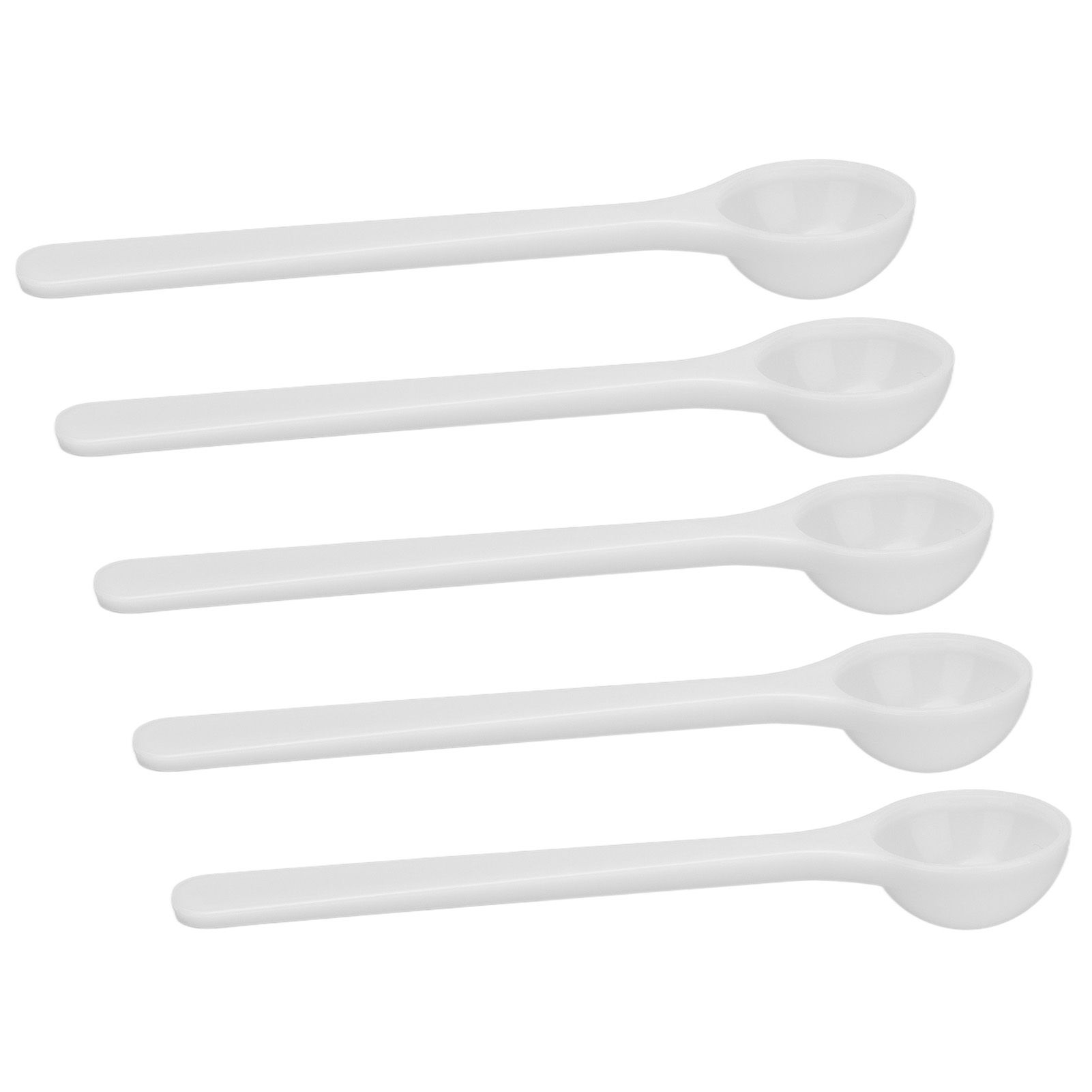 100Pcs Plastic Fertilizer Spoon 2ml/1g High Temperature Resistance Measuring view 3