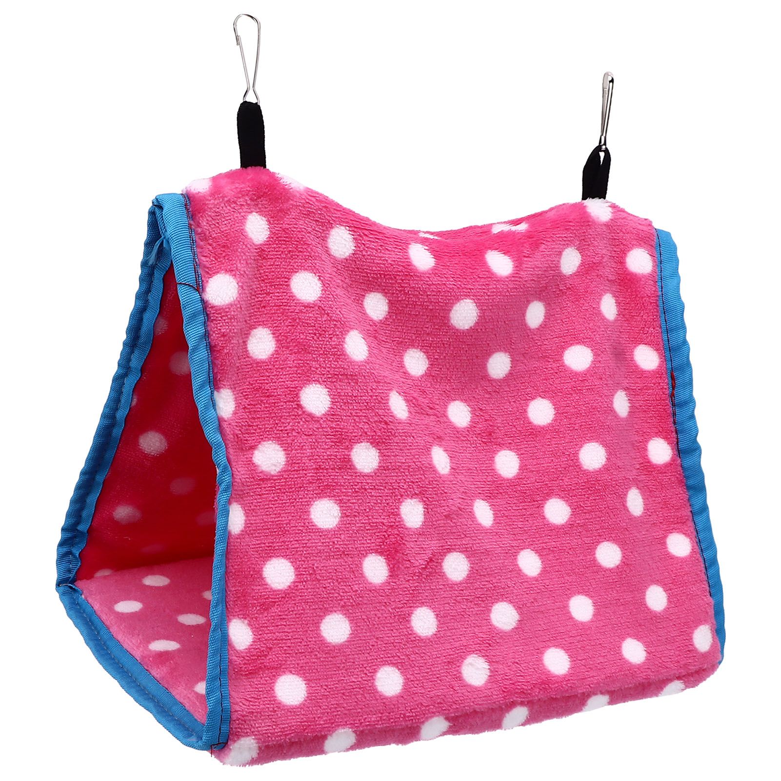 Bird Bed Foldable Portable Comfortable Flannel Triangular Hanging Bird Hammock view 3