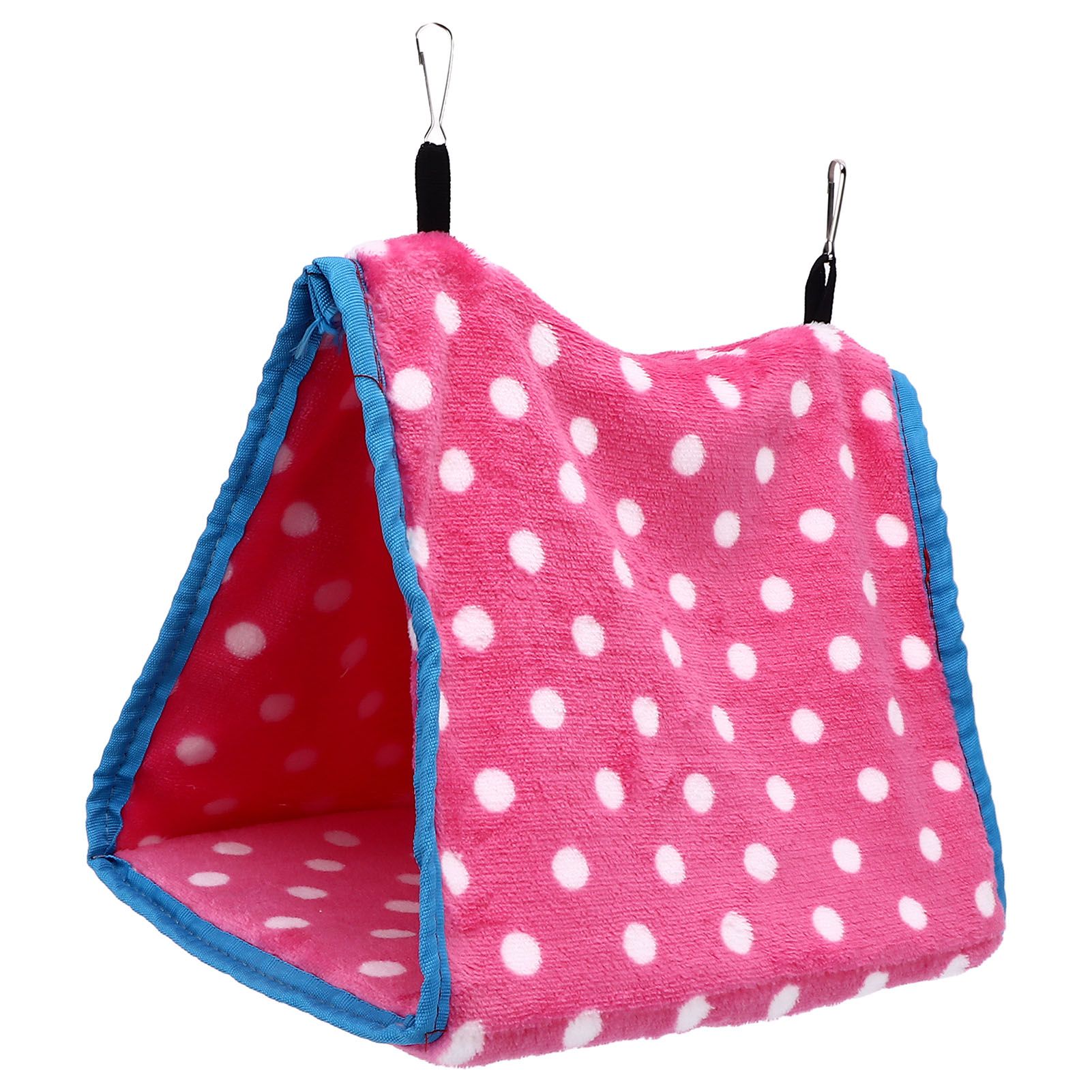 Bird Bed Foldable Portable Comfortable Flannel Triangular Hanging Bird Hammock view 5