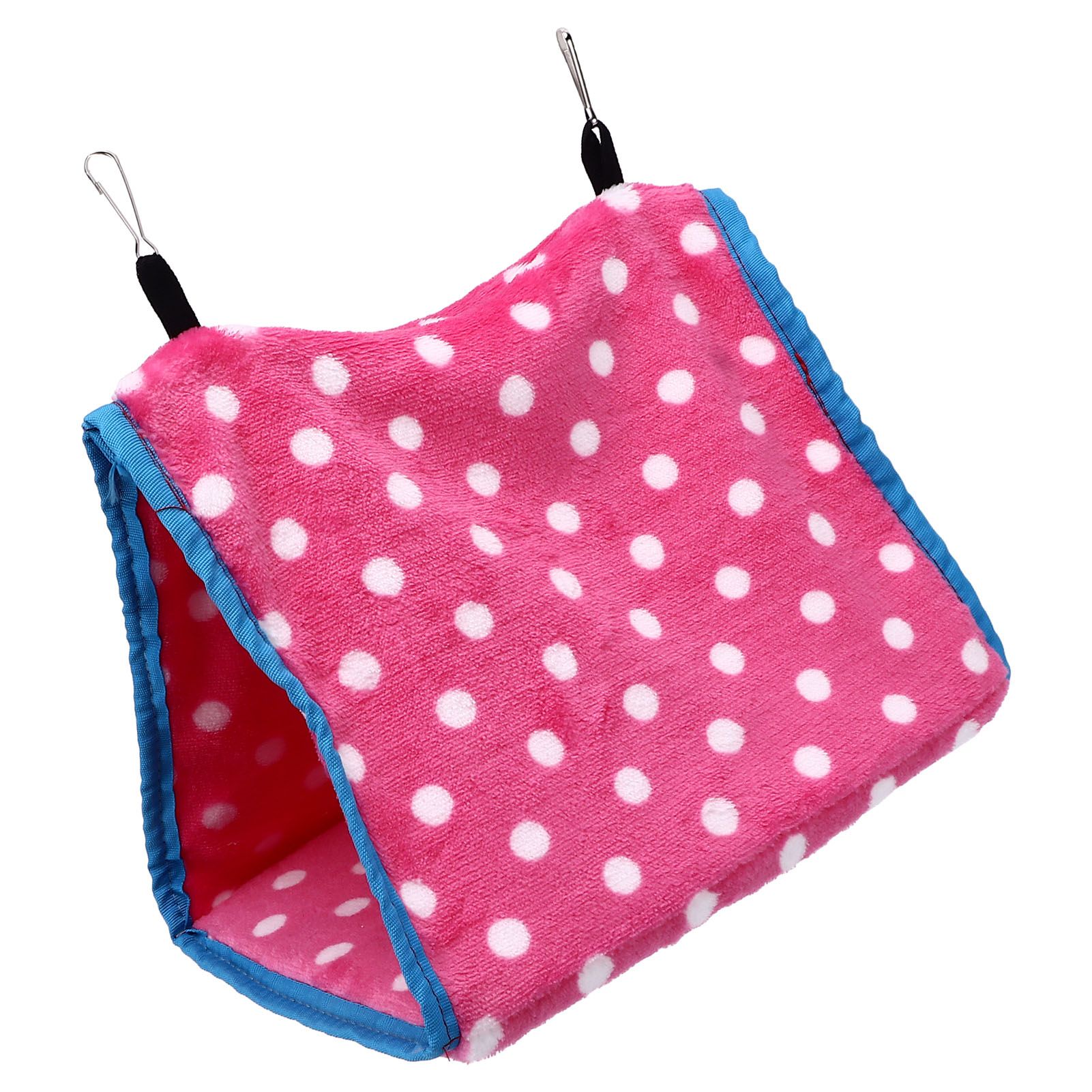 Bird Bed Foldable Portable Comfortable Flannel Triangular Hanging Bird Hammock view 8