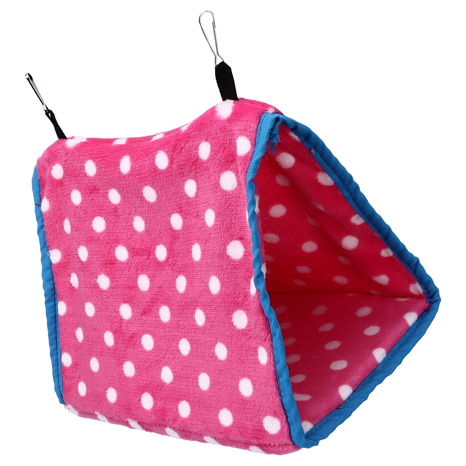 Bird Bed Foldable Portable Comfortable Flannel Triangular Hanging Bird Hammock view 9