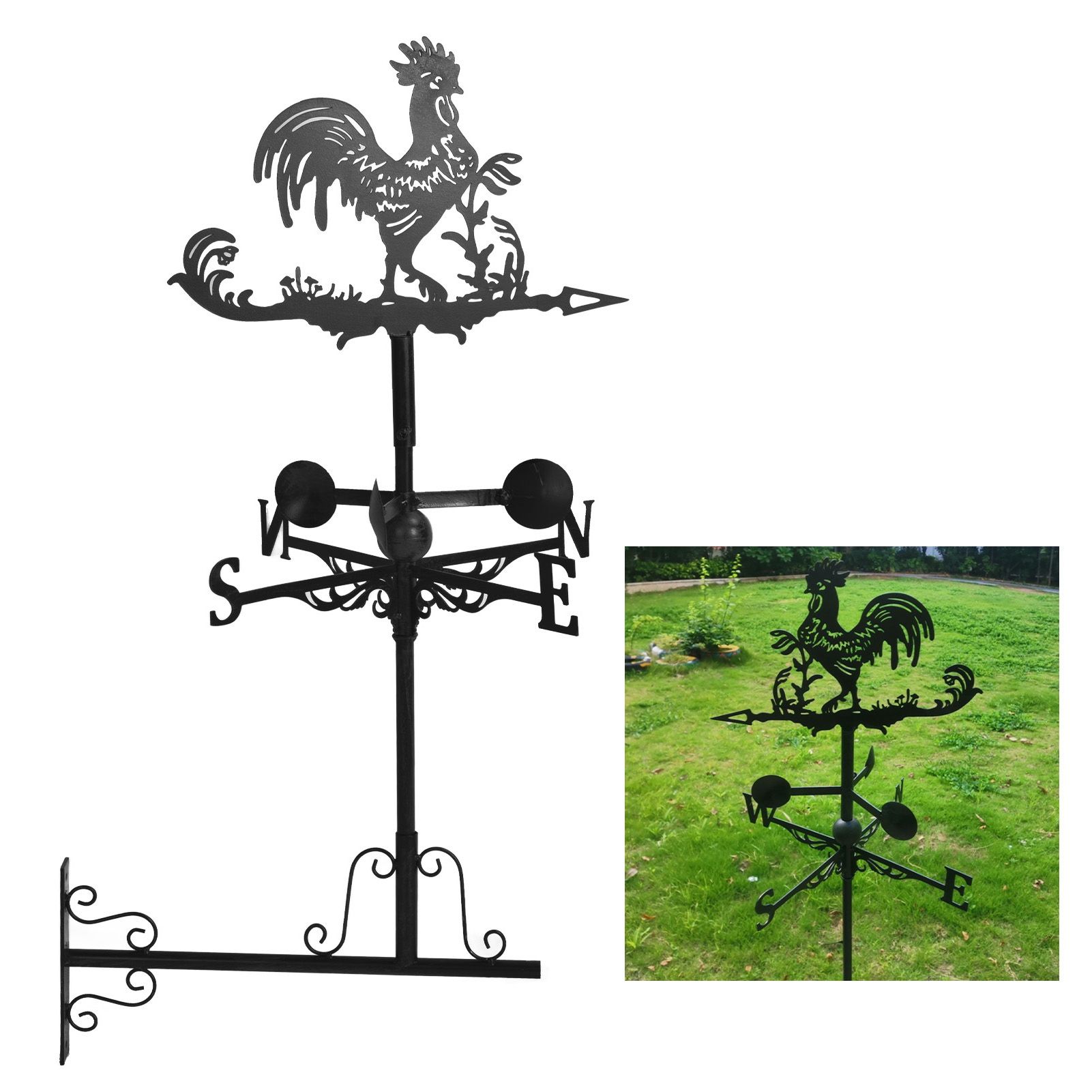 Lawn Direction Mark Garden Wrought Iron Direction Mark for Outdoor Decoration view 12