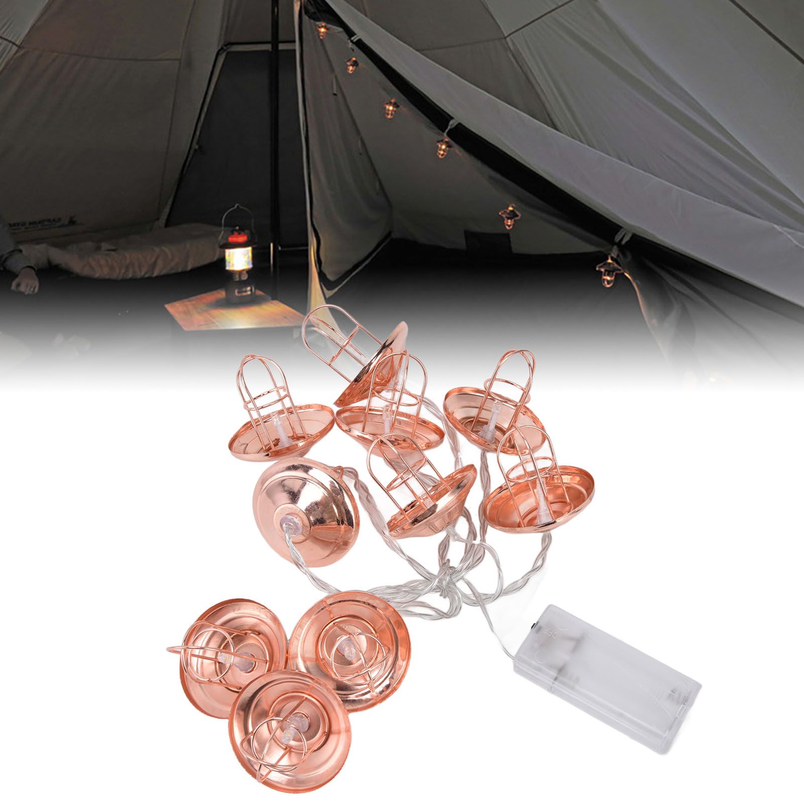 LED String Light Energy Saving Battery Operated LED Hollow String Lamp for view 12