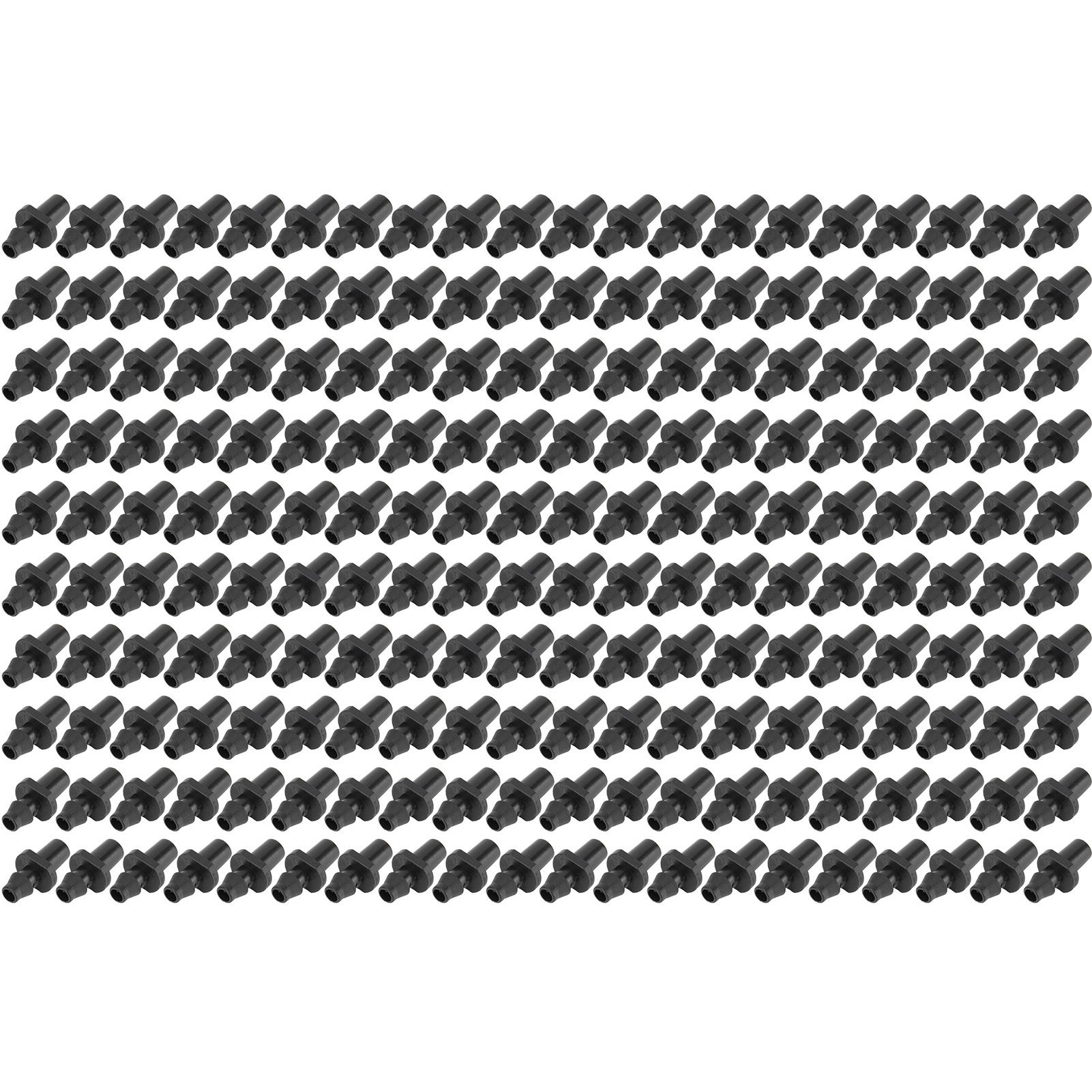 200Pcs/Set Drip Irrigation Barbed Coupling Fitting Connector Garden Watering view 3