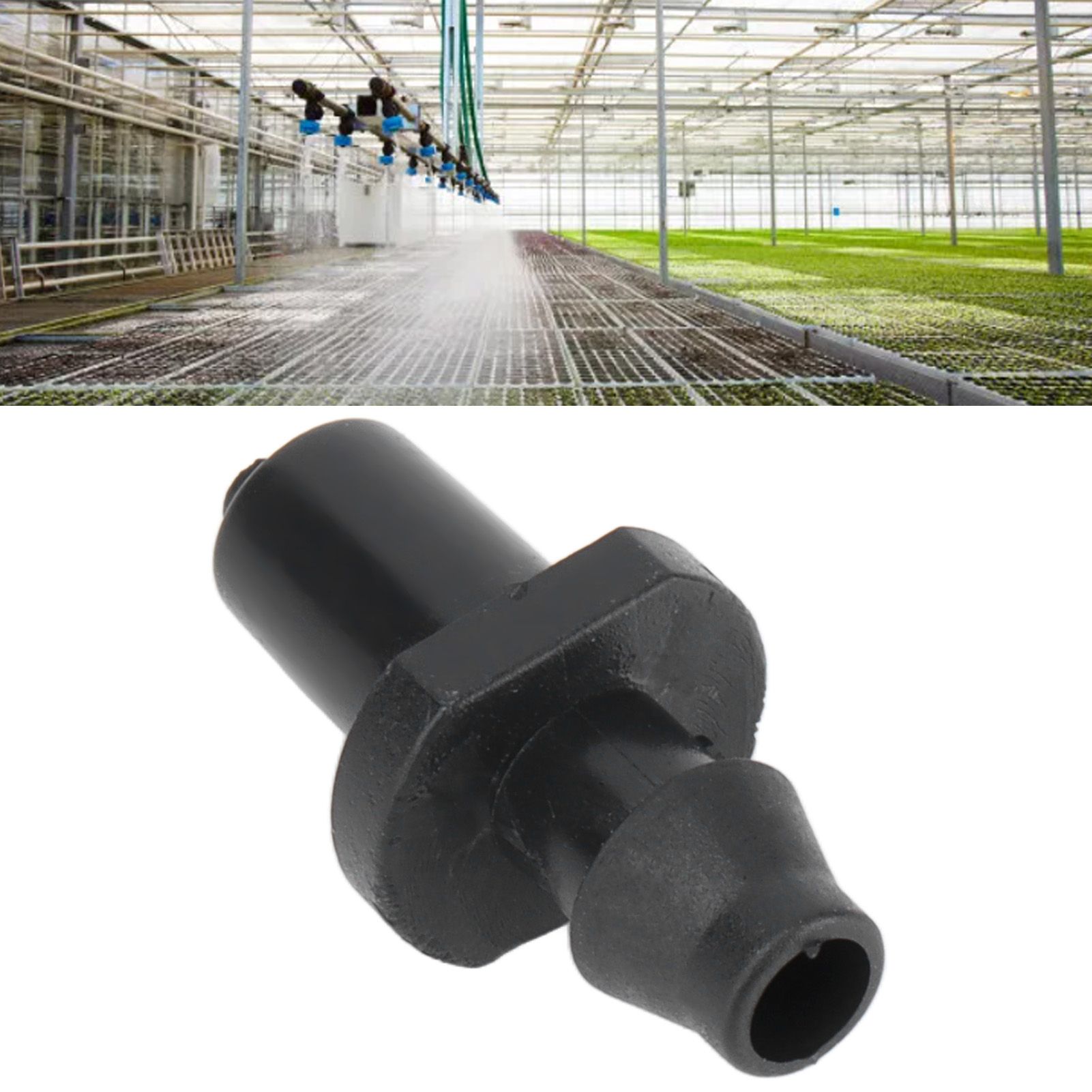 200Pcs/Set Drip Irrigation Barbed Coupling Fitting Connector Garden Watering view 11