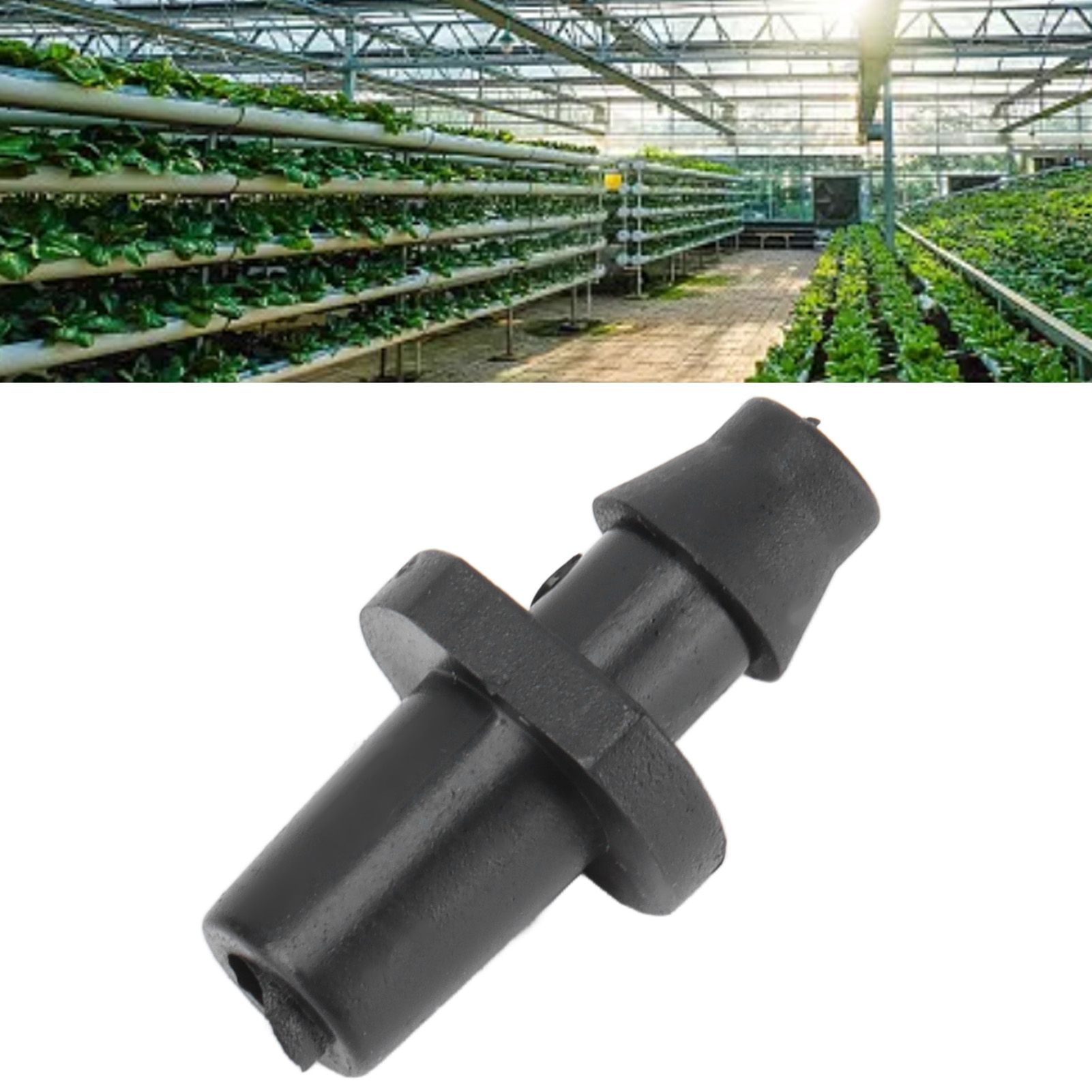 200Pcs/Set Drip Irrigation Barbed Coupling Fitting Connector Garden Watering view 12