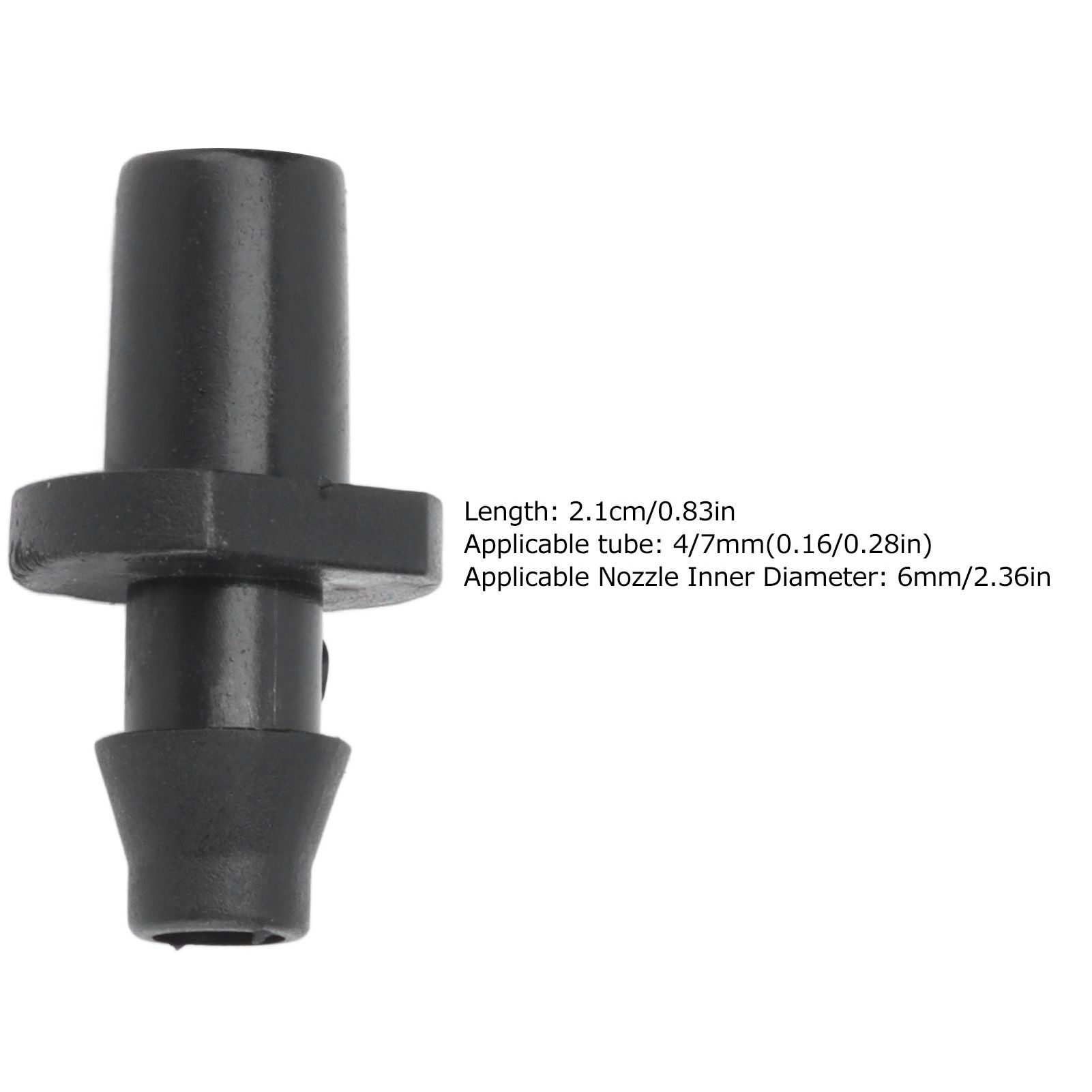 200Pcs/Set Drip Irrigation Barbed Coupling Fitting Connector Garden Watering view 13