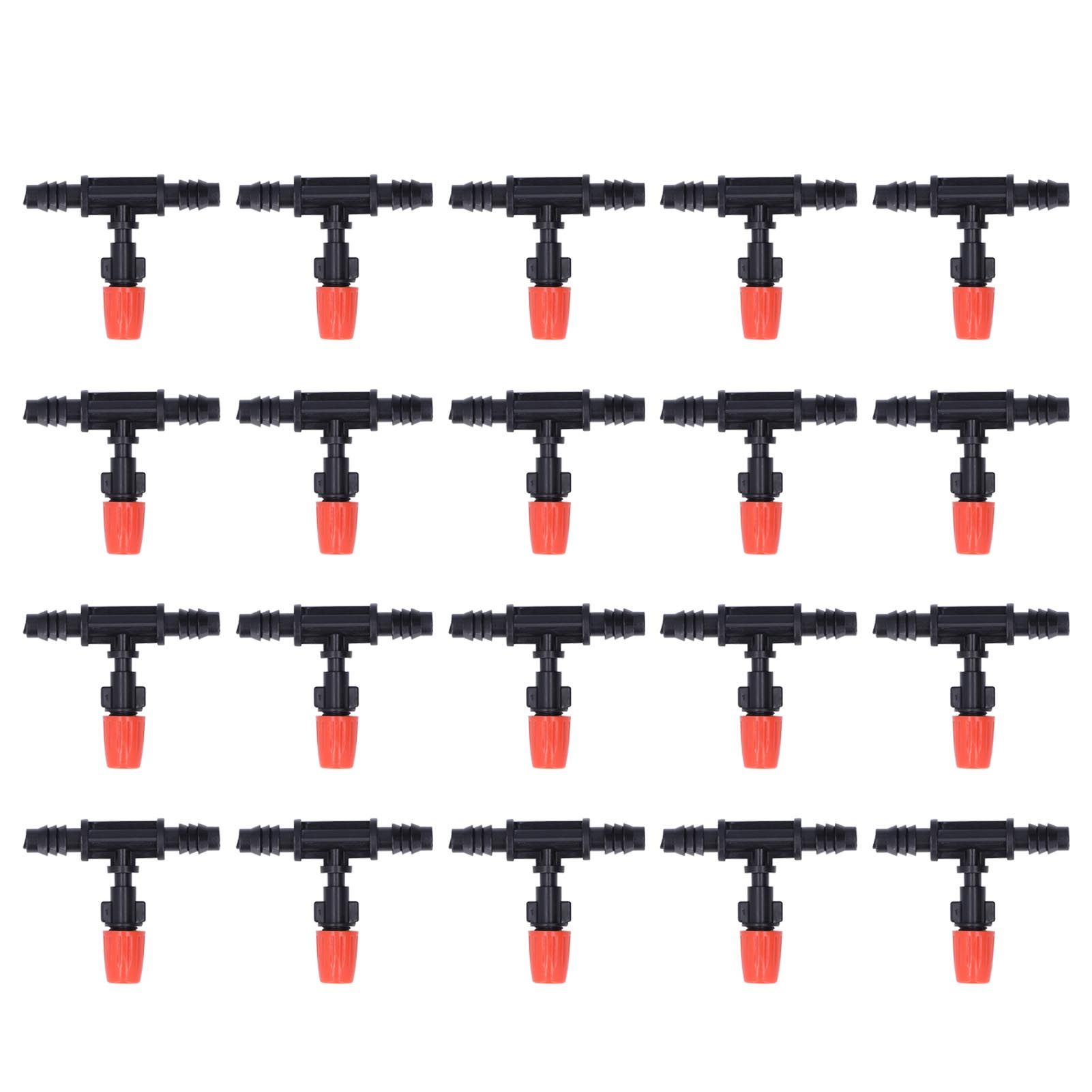 20pcs Drip Irrigation Nozzles Drip Irrigation Mister Heads for Garden
