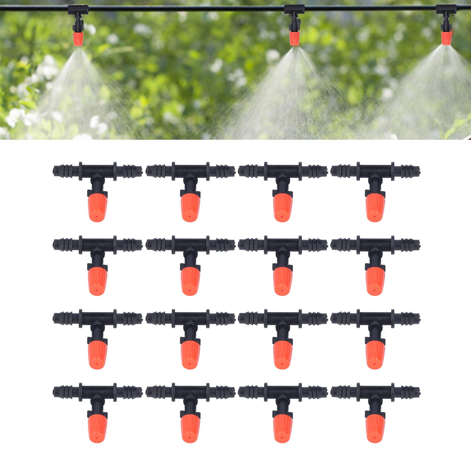 20pcs Drip Irrigation Nozzles Drip Irrigation Mister Heads for Garden view 11