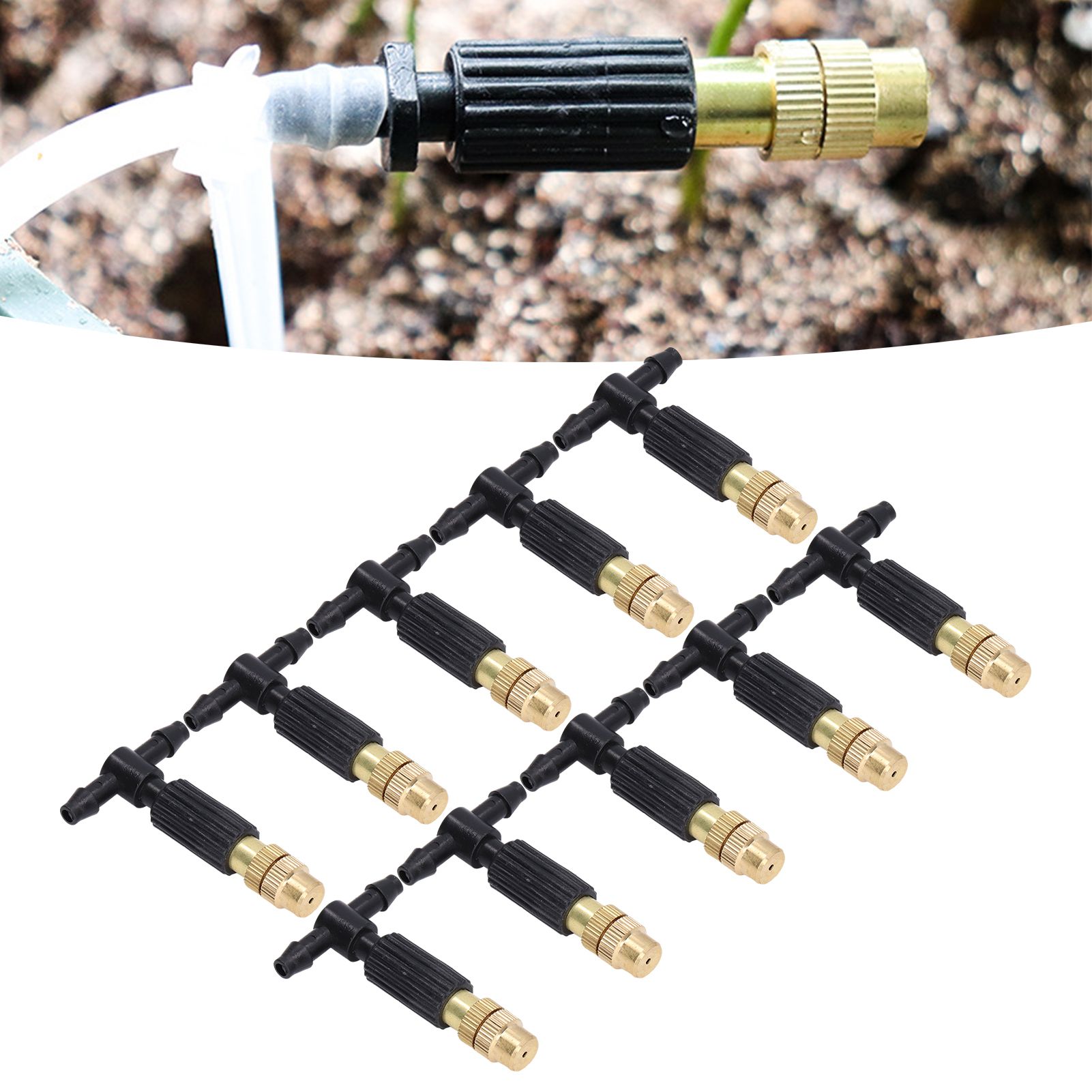 10pcs Atomizing Nozzles Removable Design Easy Installation Misting Spray Head view 12