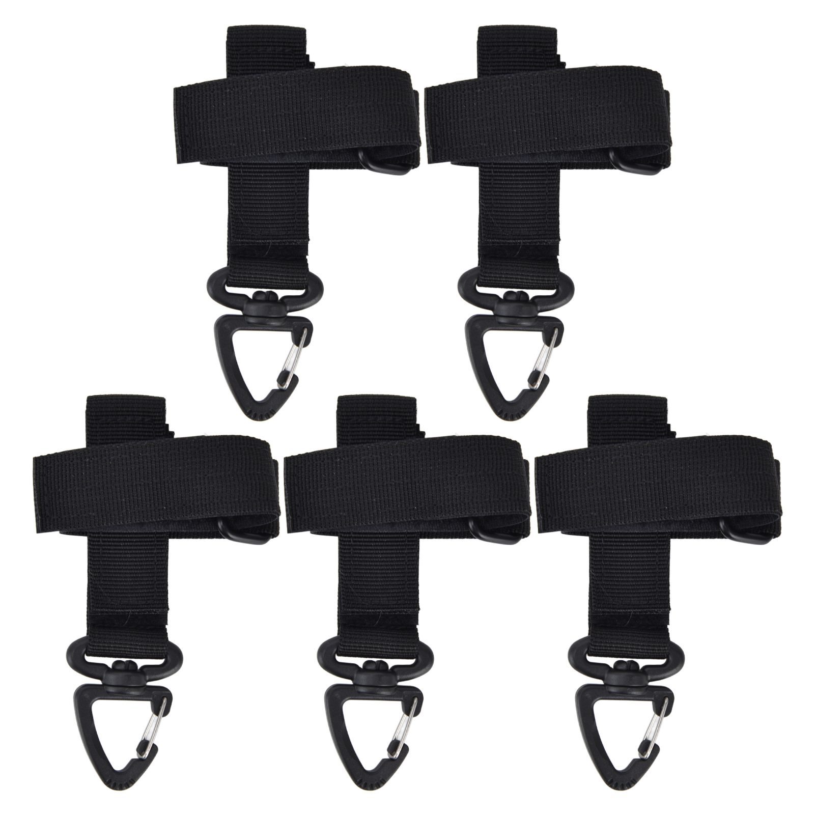 5pcs/set Multipurpose Glove Hanging Buckle Adjustable Nylon Glove Hook Safety — image 1