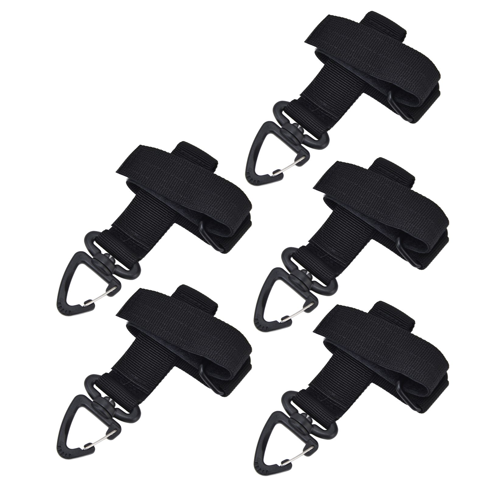 5pcs/set Multipurpose Glove Hanging Buckle Adjustable Nylon Glove Hook Safety view 2