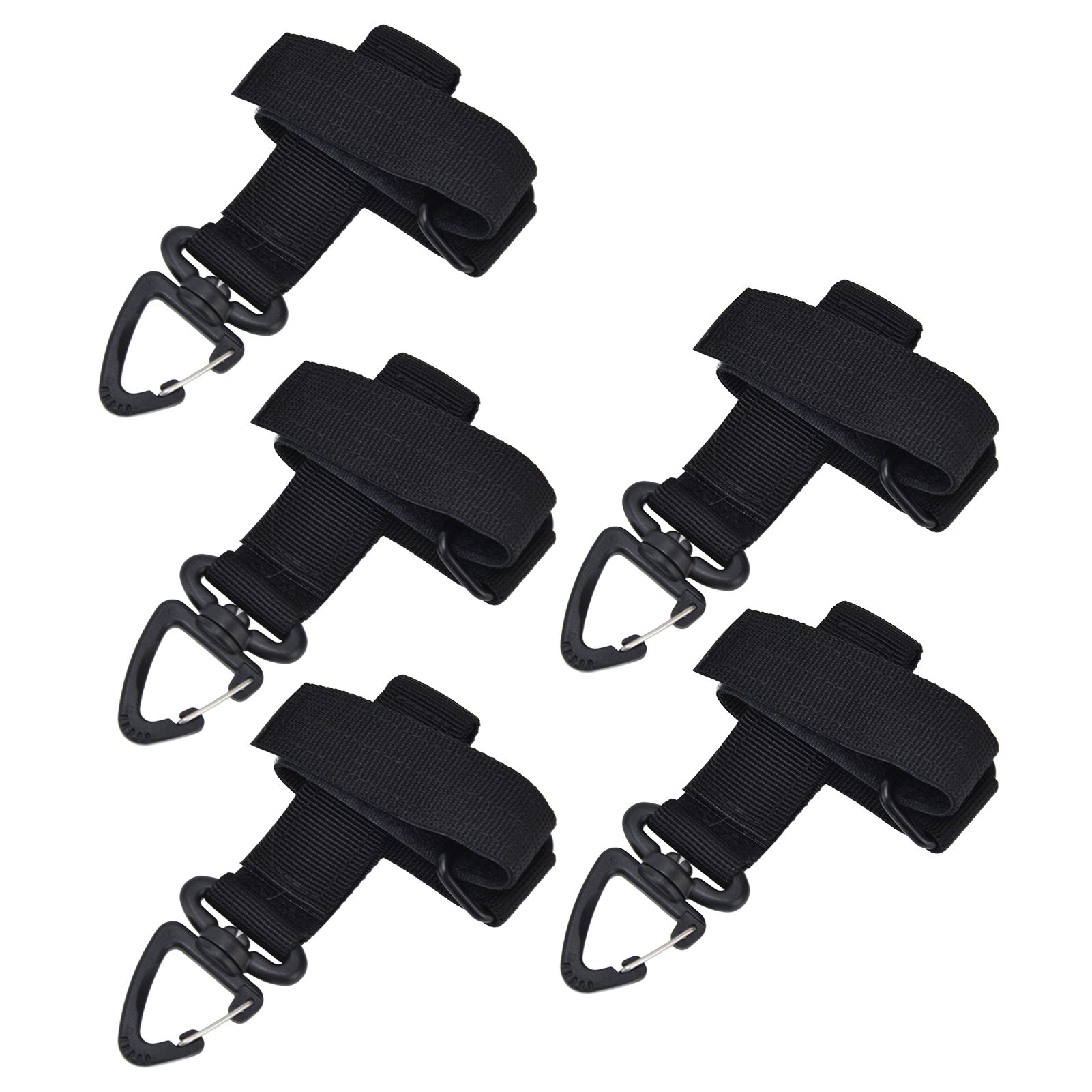 5pcs/set Multipurpose Glove Hanging Buckle Adjustable Nylon Glove Hook Safety view 5