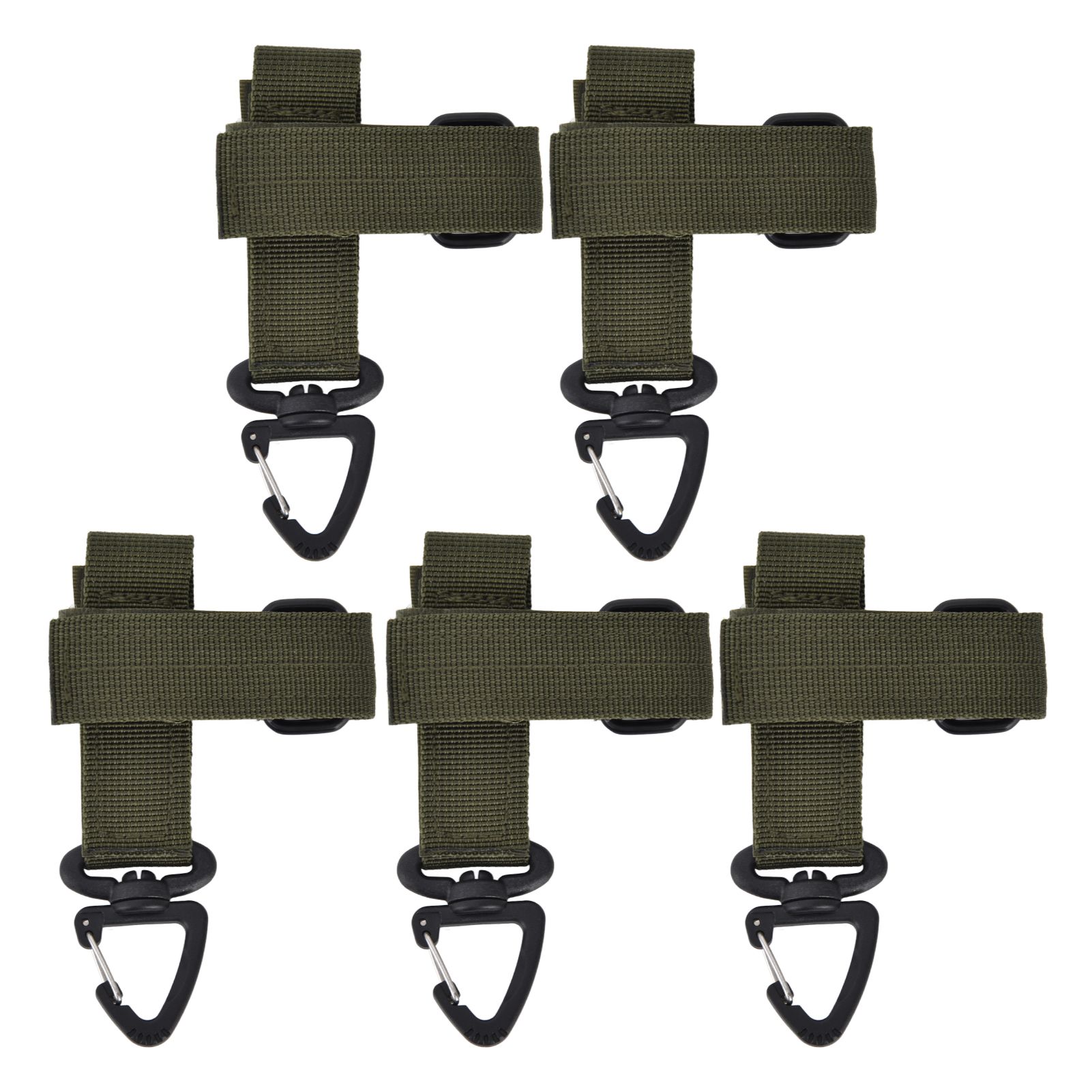 5pcs/set Multipurpose Glove Hanging Buckle Adjustable Nylon Glove Hook Safety