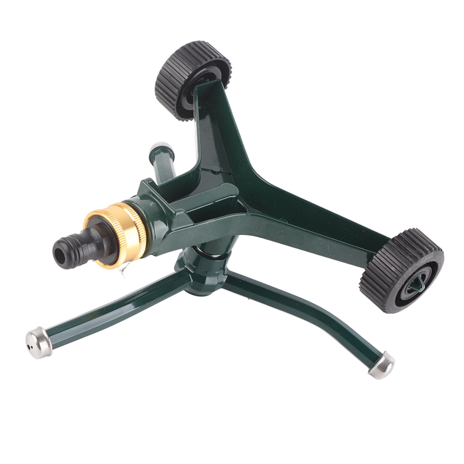 Metal Three Arm Sprinkler with G3/4 Connector Rustproof 360° Rotating Irrigate — image 1