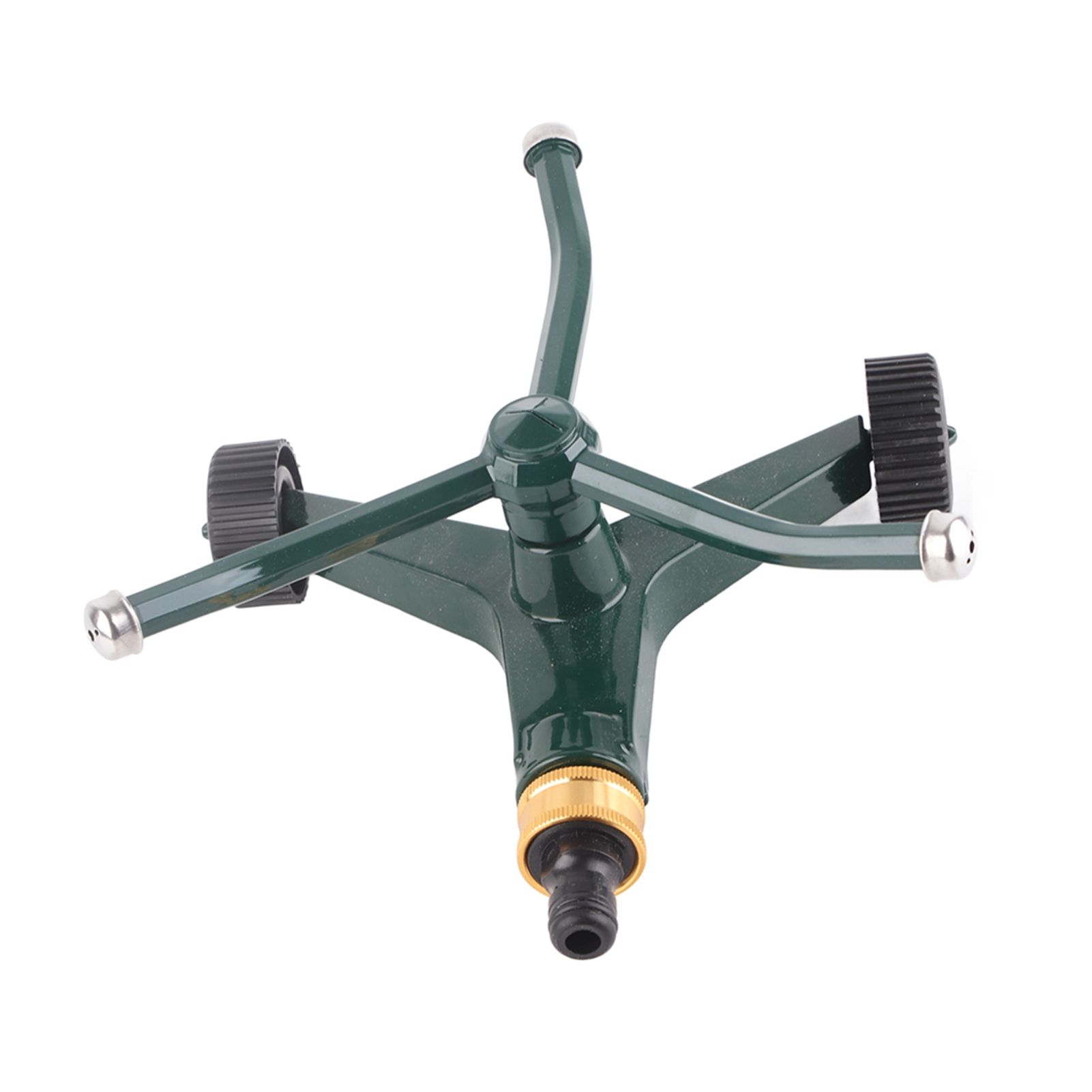 Metal Three Arm Sprinkler with G3/4 Connector Rustproof 360° Rotating Irrigate view 8