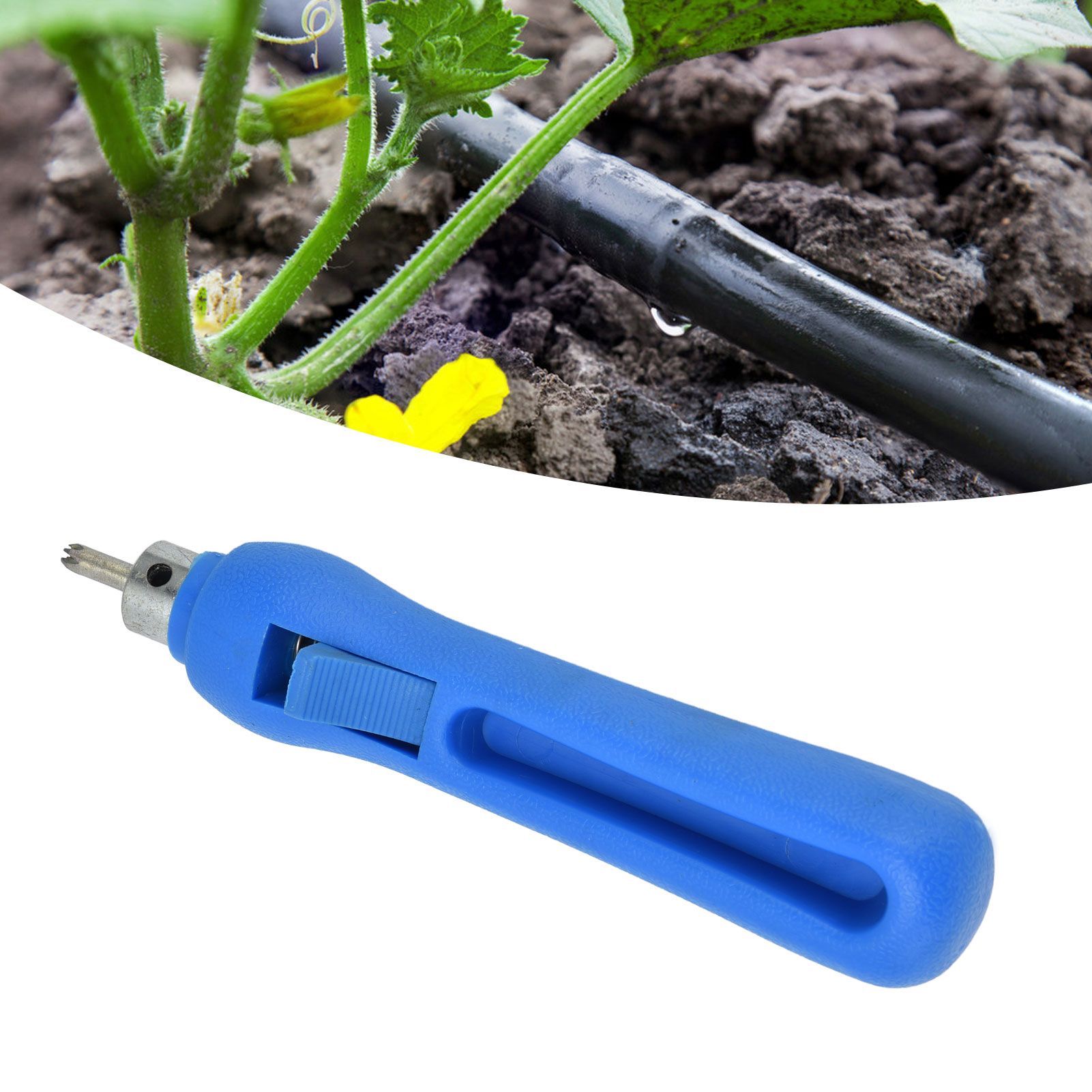 2Pcs Drip Irrigation Hole Punch Tool Plastic Stainless Steel Dripper Holes view 15