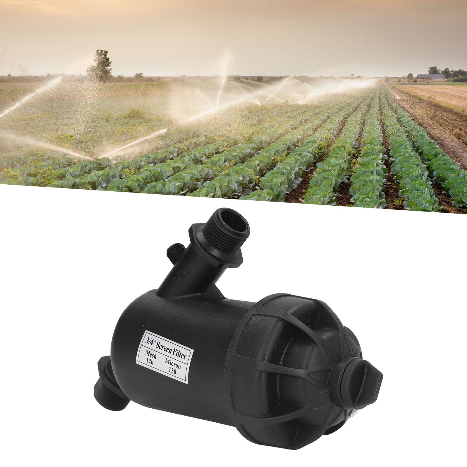 G3/4 Inch Male Thread Screen Irrigation Filter 120 Mesh Drip Irrigation Filter view 11