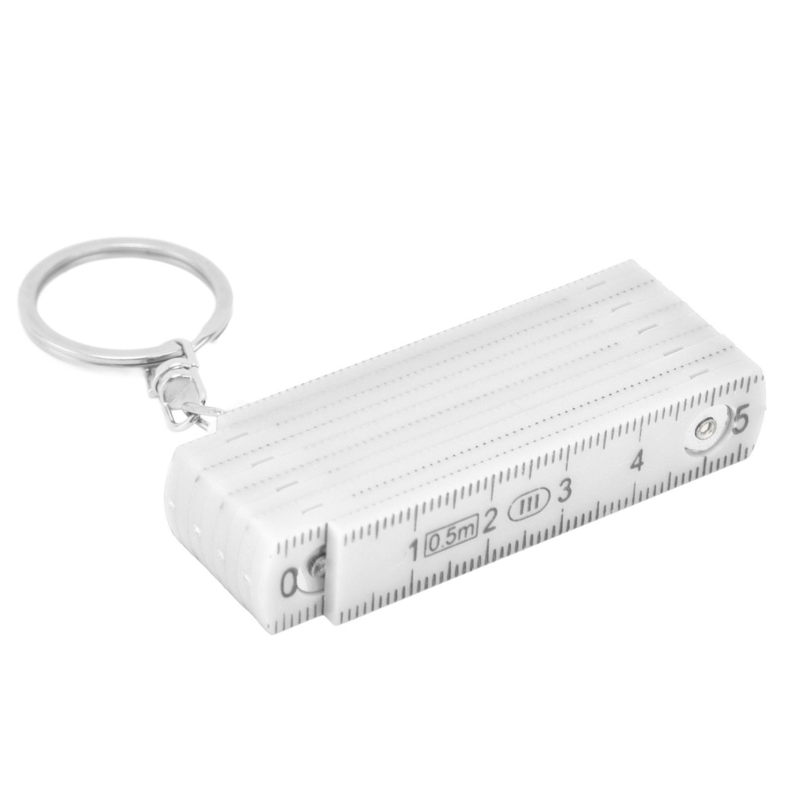 2Pcs ABS Folding Ruler Portable 0.5m Foldable Ruler with Key Ring for view 9