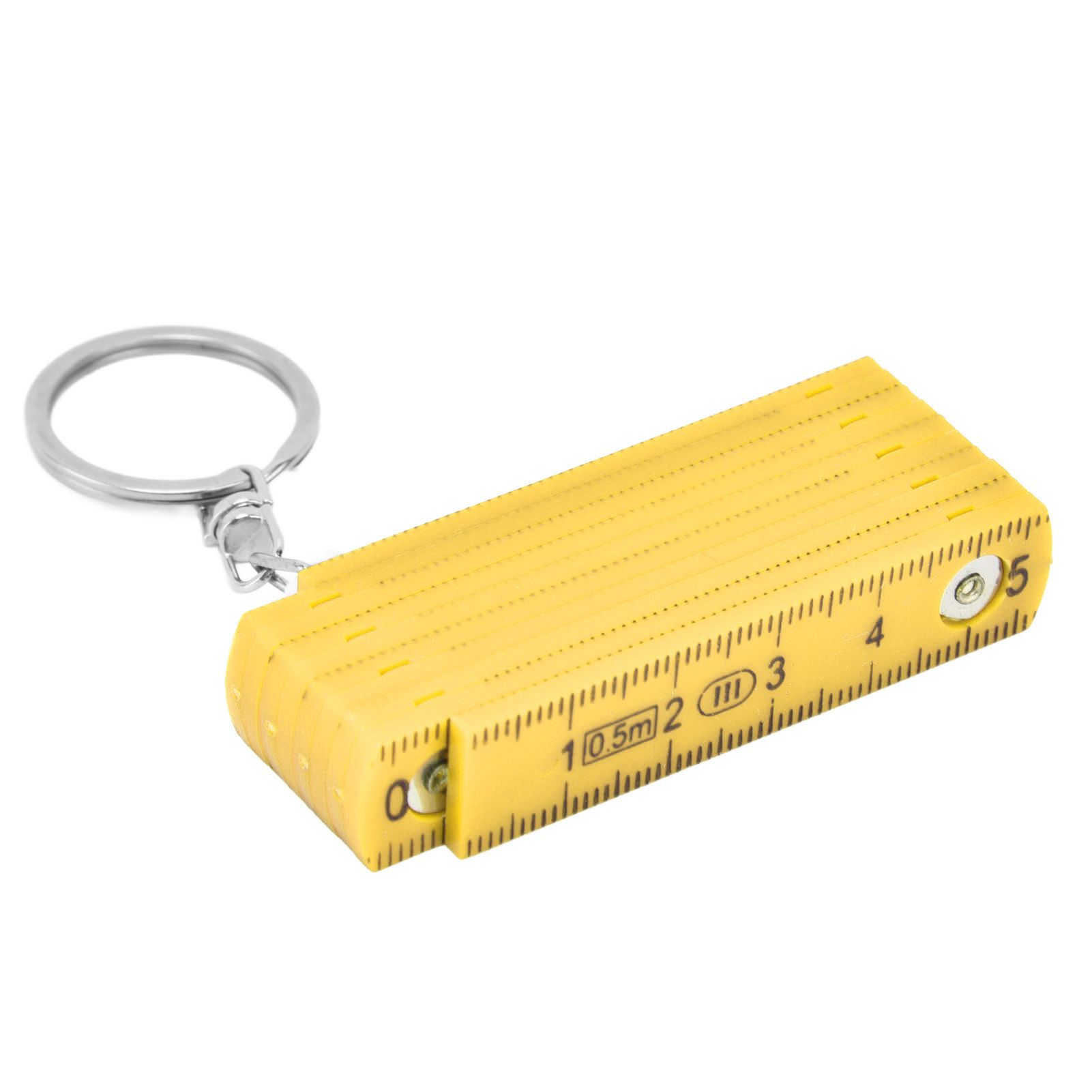 2Pcs ABS Folding Ruler Portable 0.5m Foldable Ruler with Key Ring for view 9