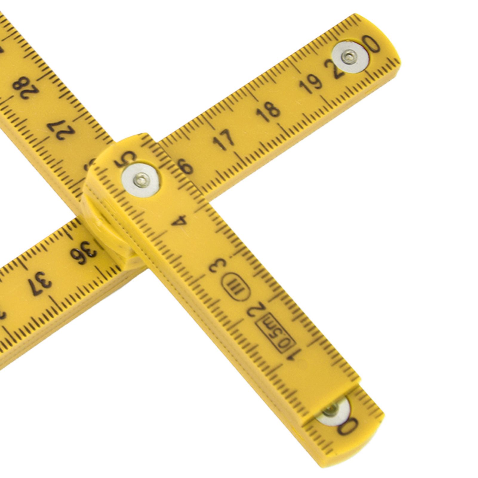 2Pcs ABS Folding Ruler Portable 0.5m Foldable Ruler with Key Ring for view 14