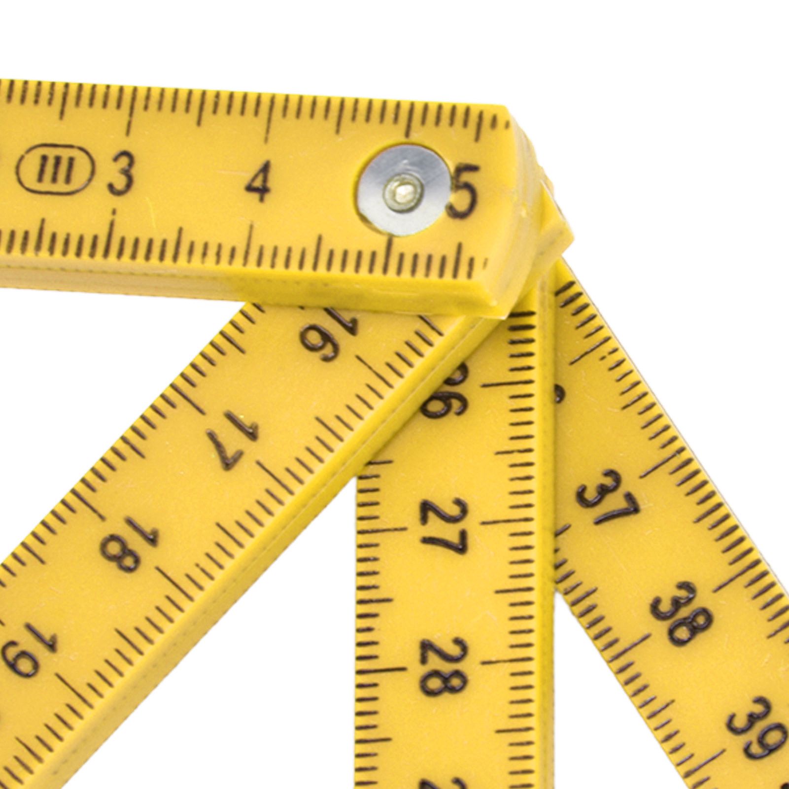 2Pcs ABS Folding Ruler Portable 0.5m Foldable Ruler with Key Ring for view 15