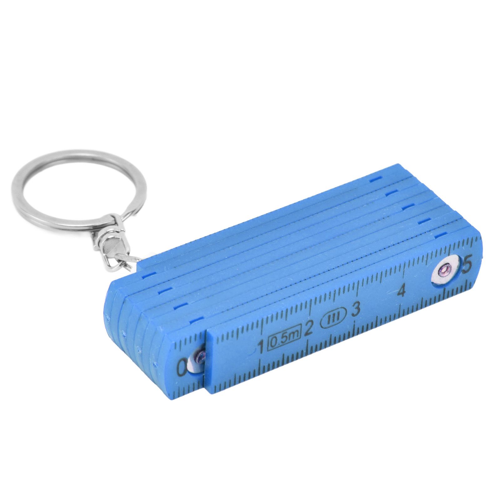 2Pcs ABS Folding Ruler Portable 0.5m Foldable Ruler with Key Ring for view 9