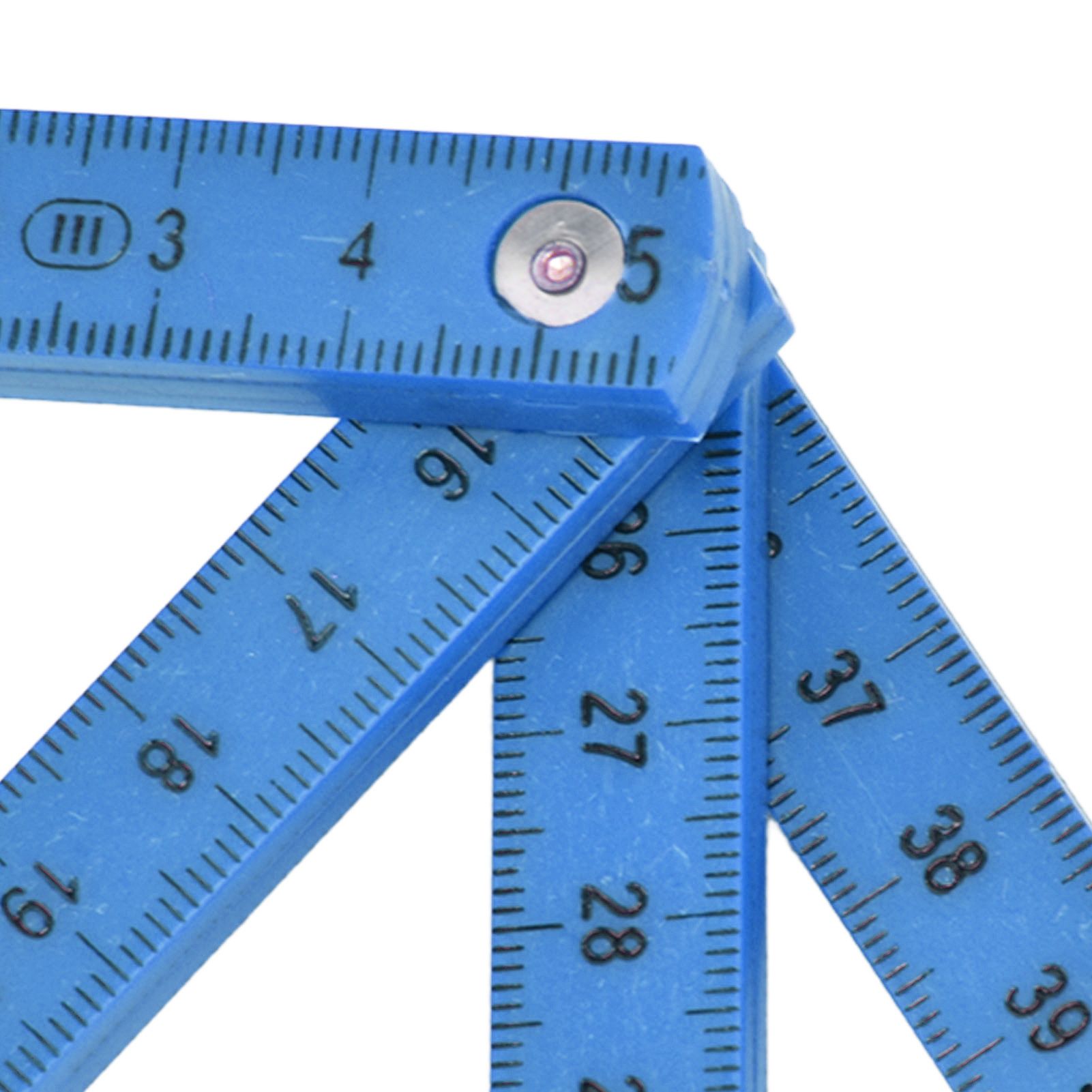 2Pcs ABS Folding Ruler Portable 0.5m Foldable Ruler with Key Ring for view 15