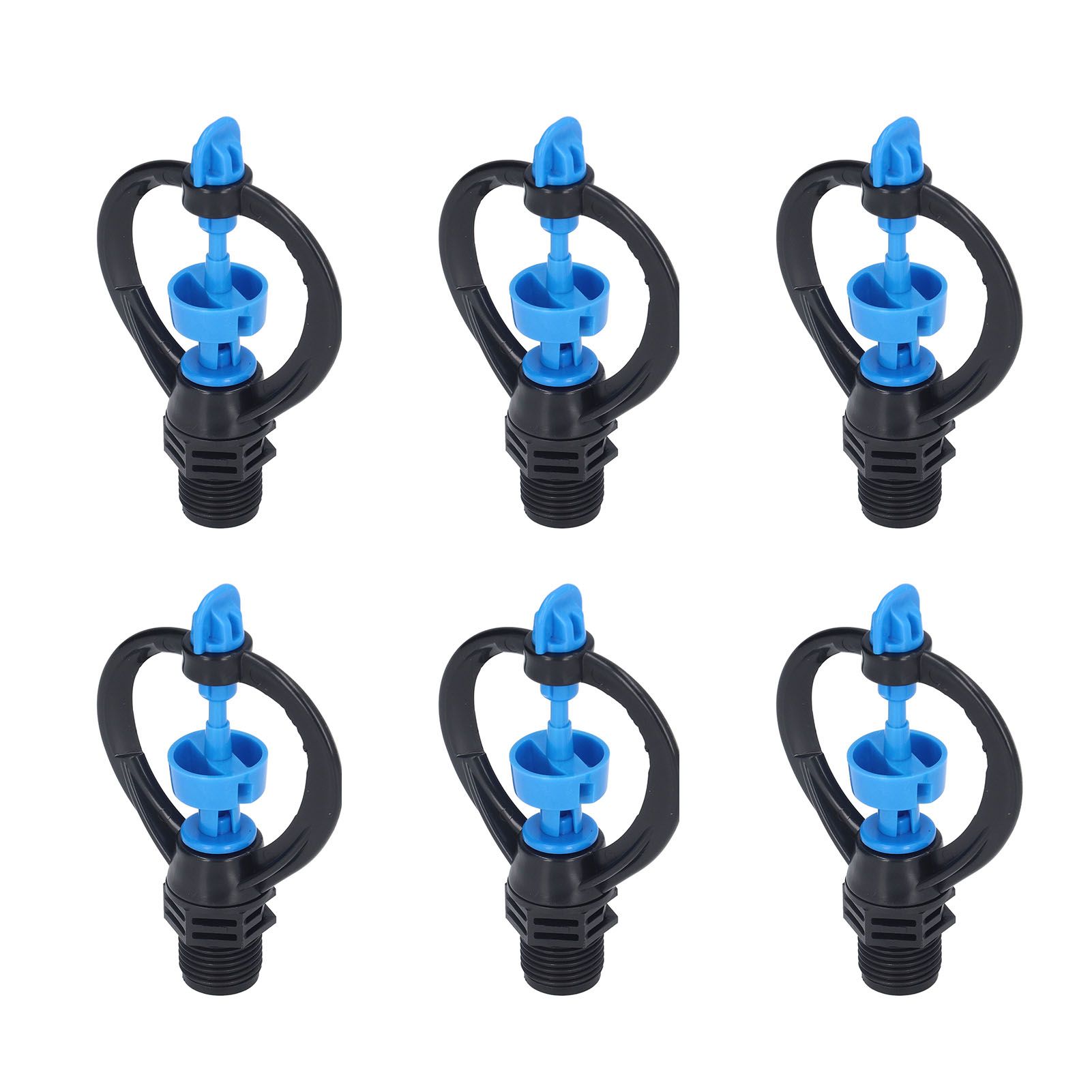 15Pcs Lawn Sprinkler Nozzle G1/2 External Thread 360° Automatic Rotation Mid view 3
