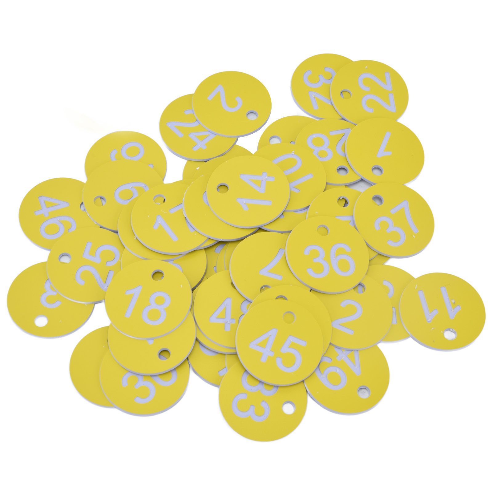 50Pcs Beehive Tag ABS Round Numbered Sign Labels with Hole Livestock view 5