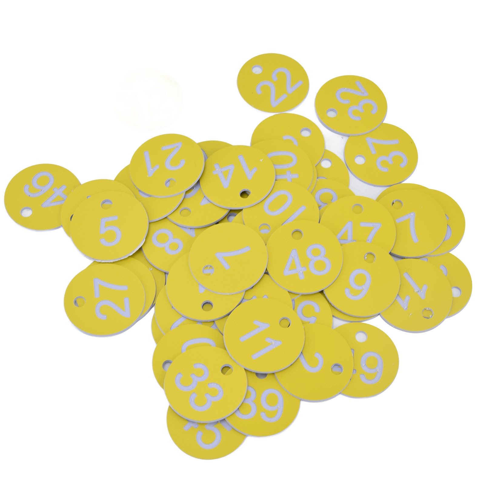 50Pcs Beehive Tag ABS Round Numbered Sign Labels with Hole Livestock view 6