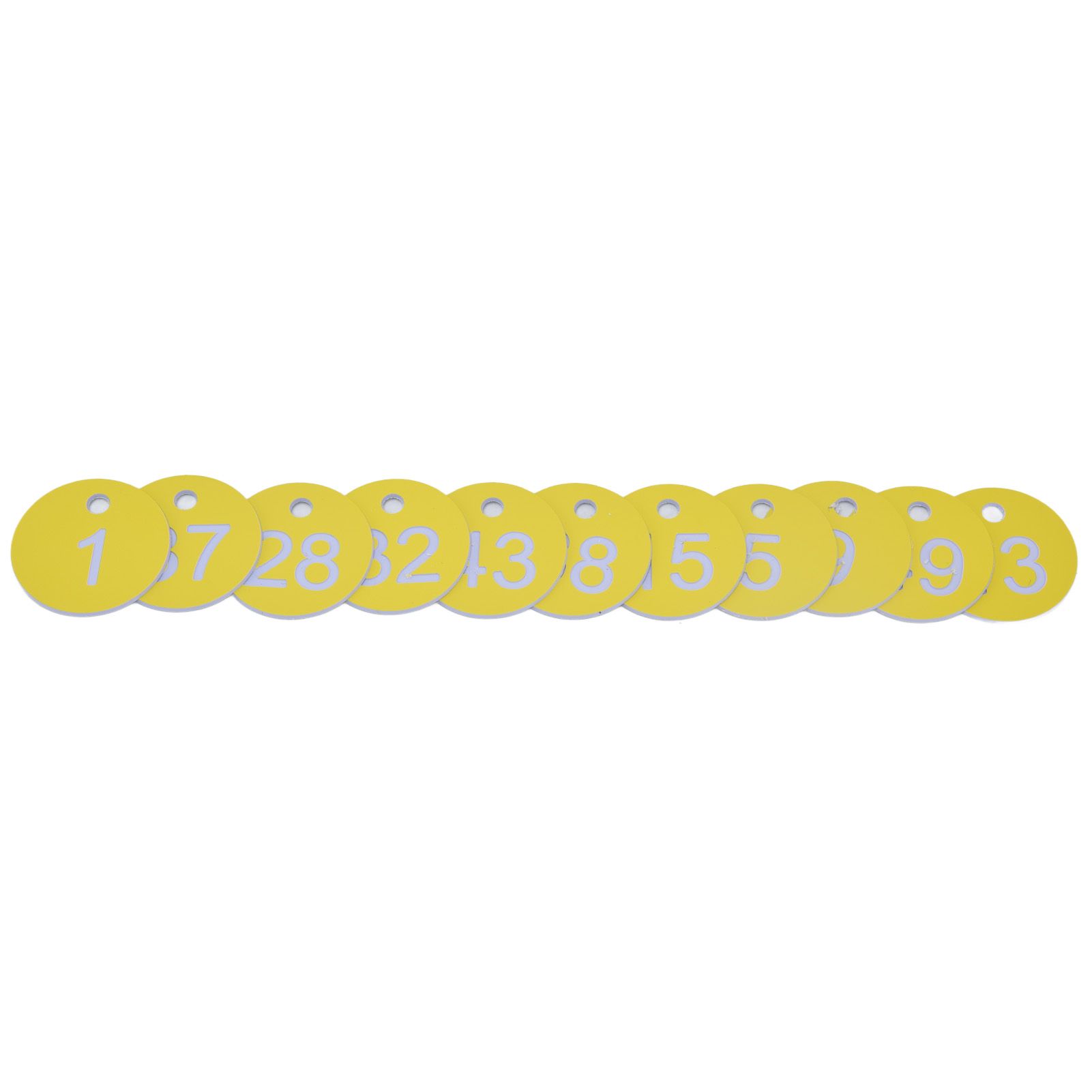 50Pcs Beehive Tag ABS Round Numbered Sign Labels with Hole Livestock view 9