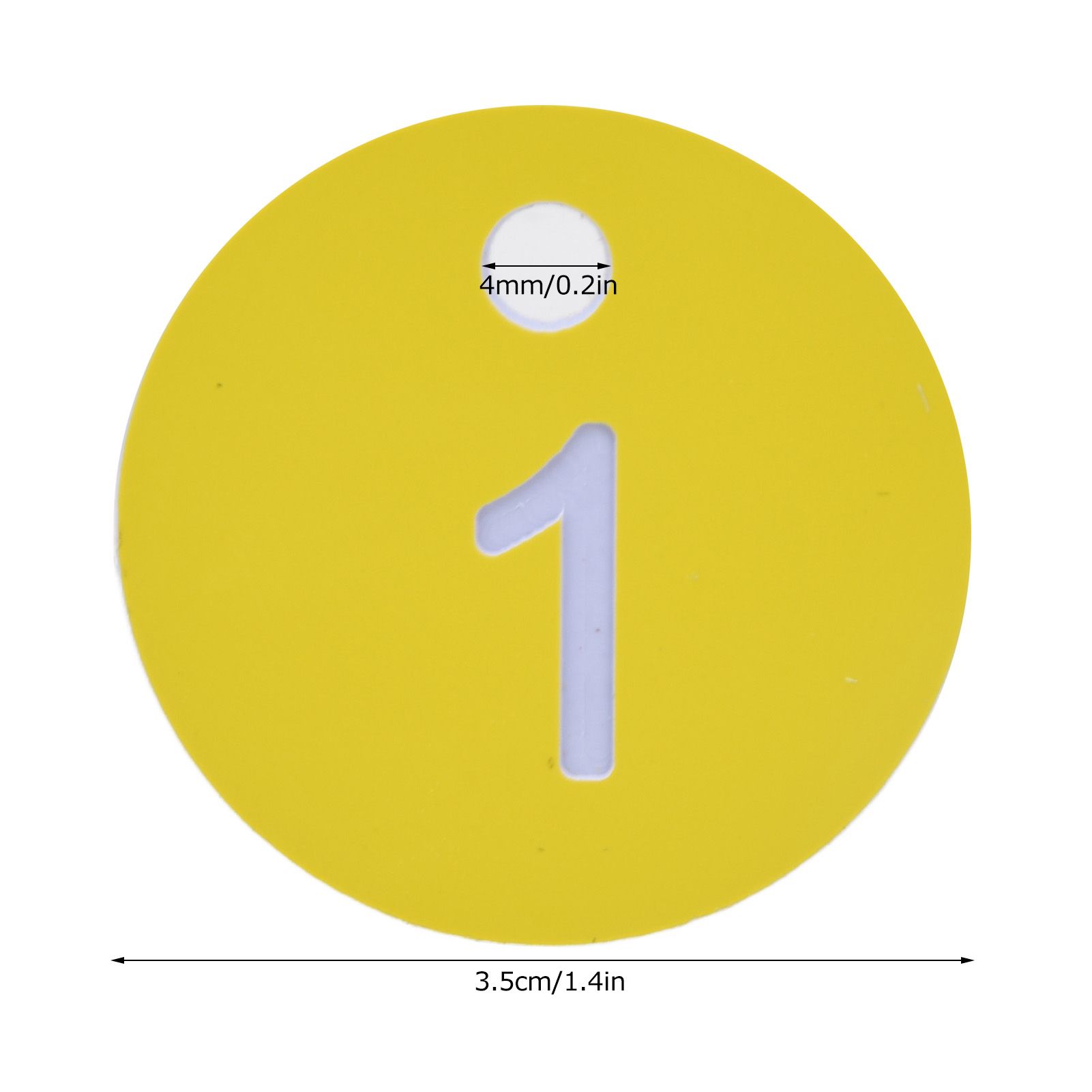 50Pcs Beehive Tag ABS Round Numbered Sign Labels with Hole Livestock view 13