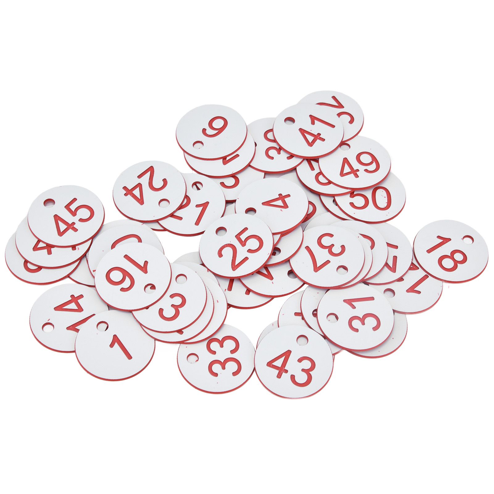 50Pcs Beehive Tag ABS Round Numbered Sign Labels with Hole Livestock view 3