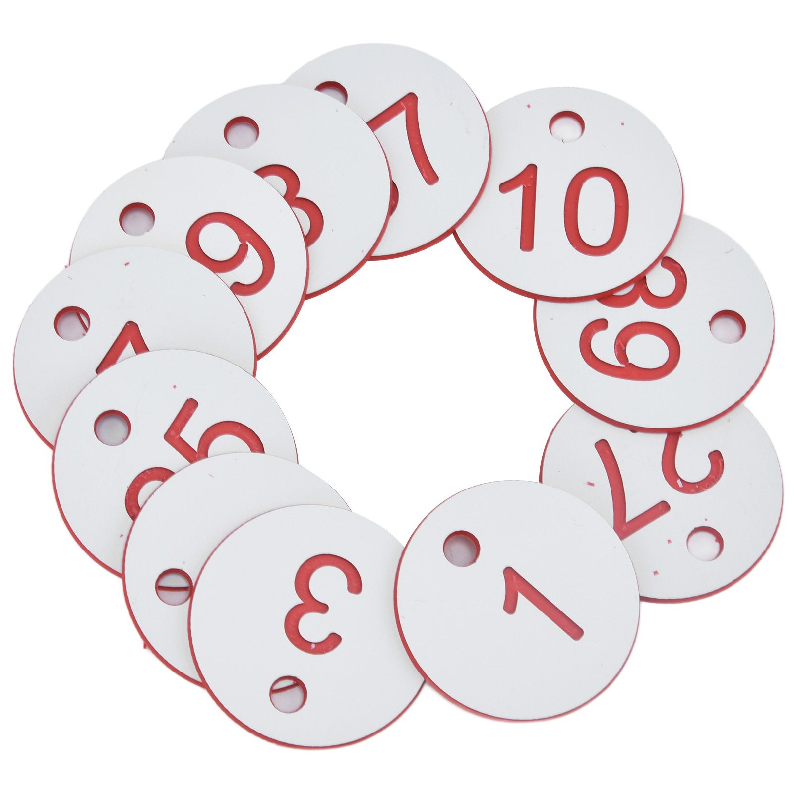 50Pcs Beehive Tag ABS Round Numbered Sign Labels with Hole Livestock view 6