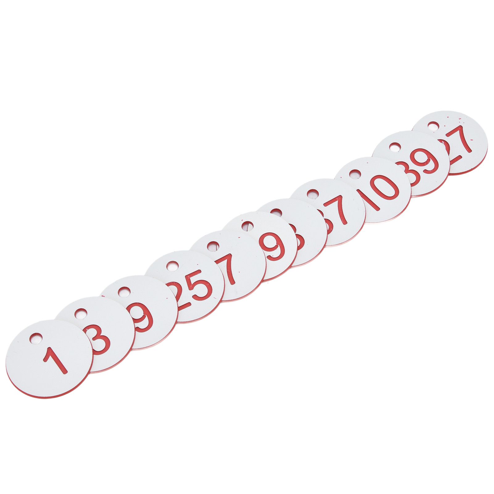 50Pcs Beehive Tag ABS Round Numbered Sign Labels with Hole Livestock view 8