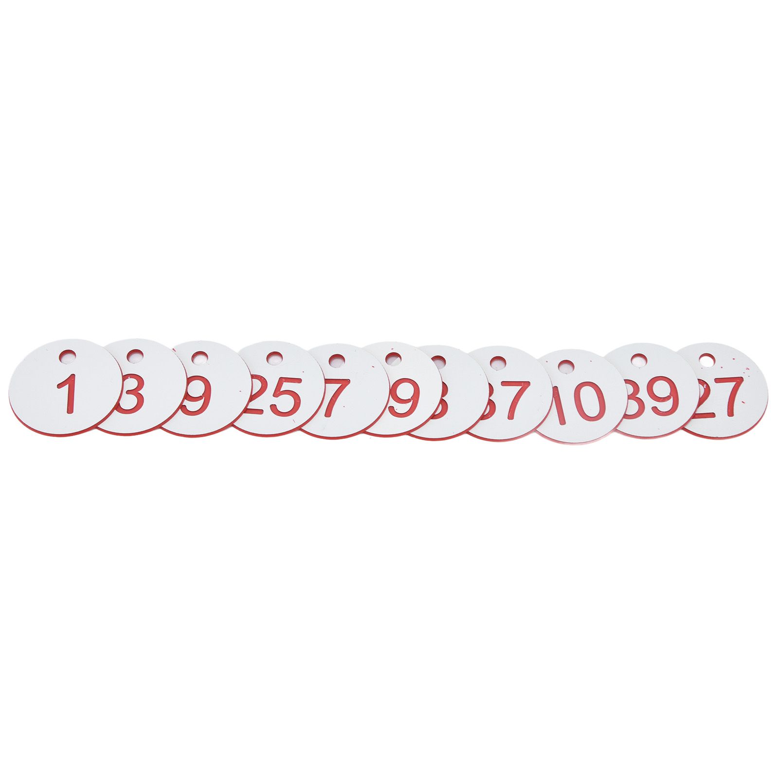 50Pcs Beehive Tag ABS Round Numbered Sign Labels with Hole Livestock view 9