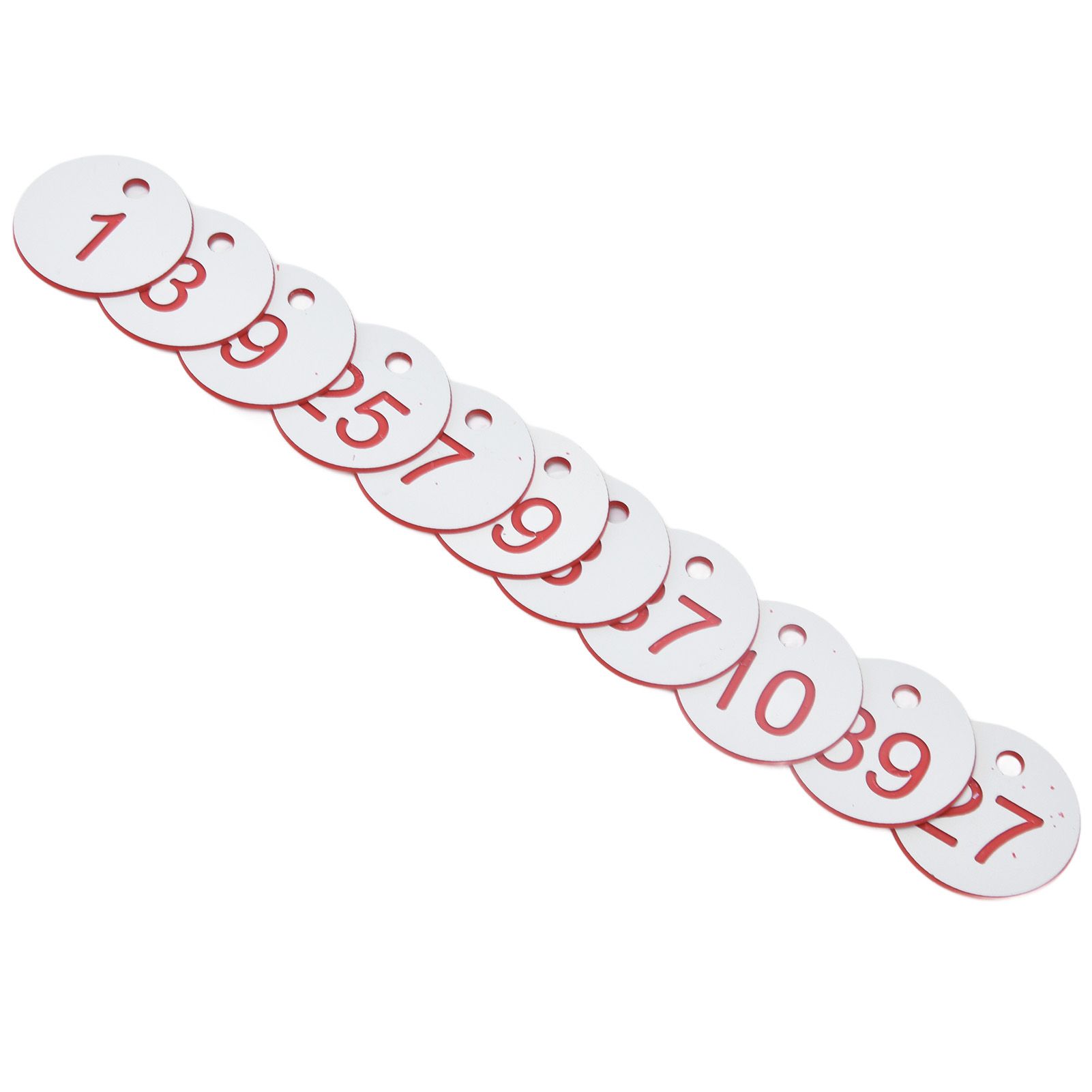 50Pcs Beehive Tag ABS Round Numbered Sign Labels with Hole Livestock view 10