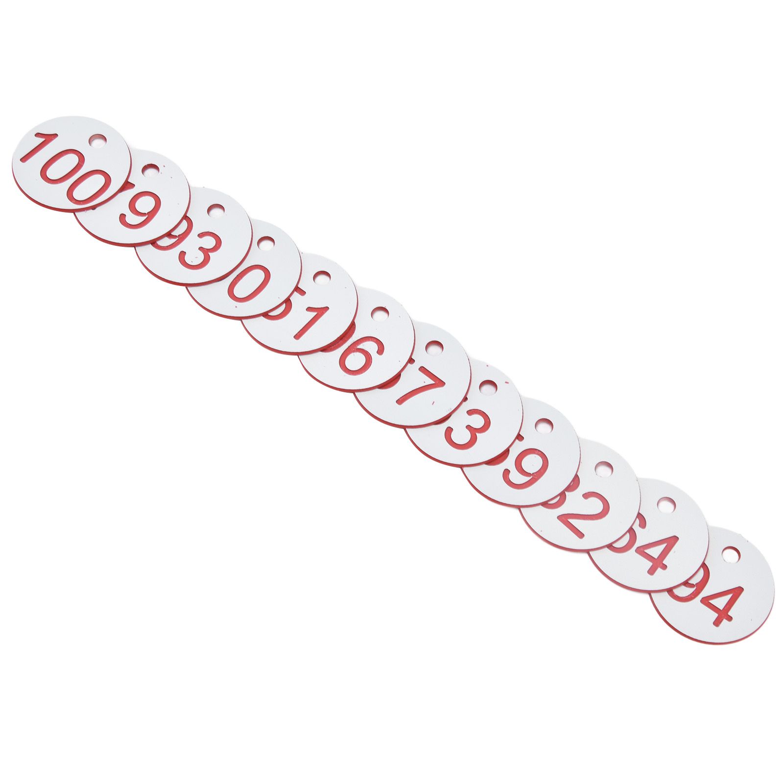 50Pcs Beehive Tag ABS Round Numbered Sign Labels with Hole Livestock view 8