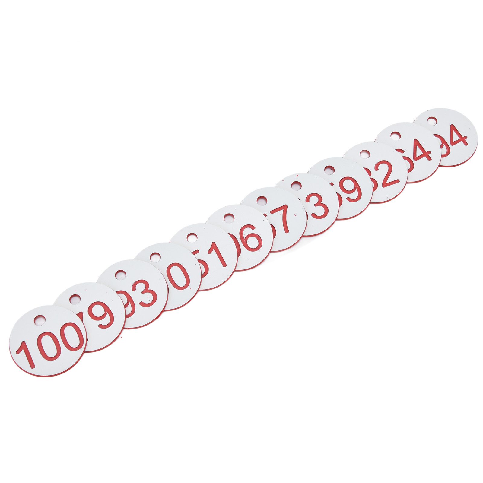 50Pcs Beehive Tag ABS Round Numbered Sign Labels with Hole Livestock view 10
