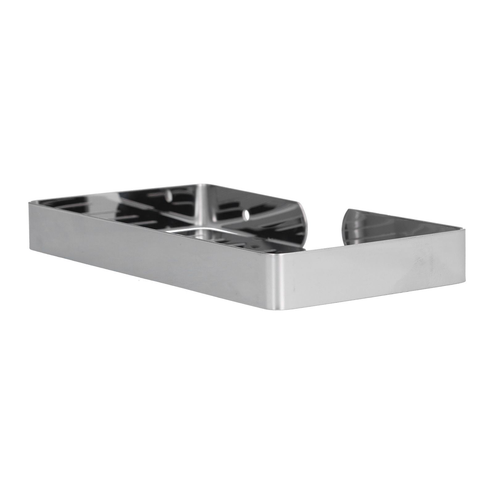 Soap Dish Shelf 304 Stainless Steel Bathroom Hollow Self Draining Wall Mounted view 7